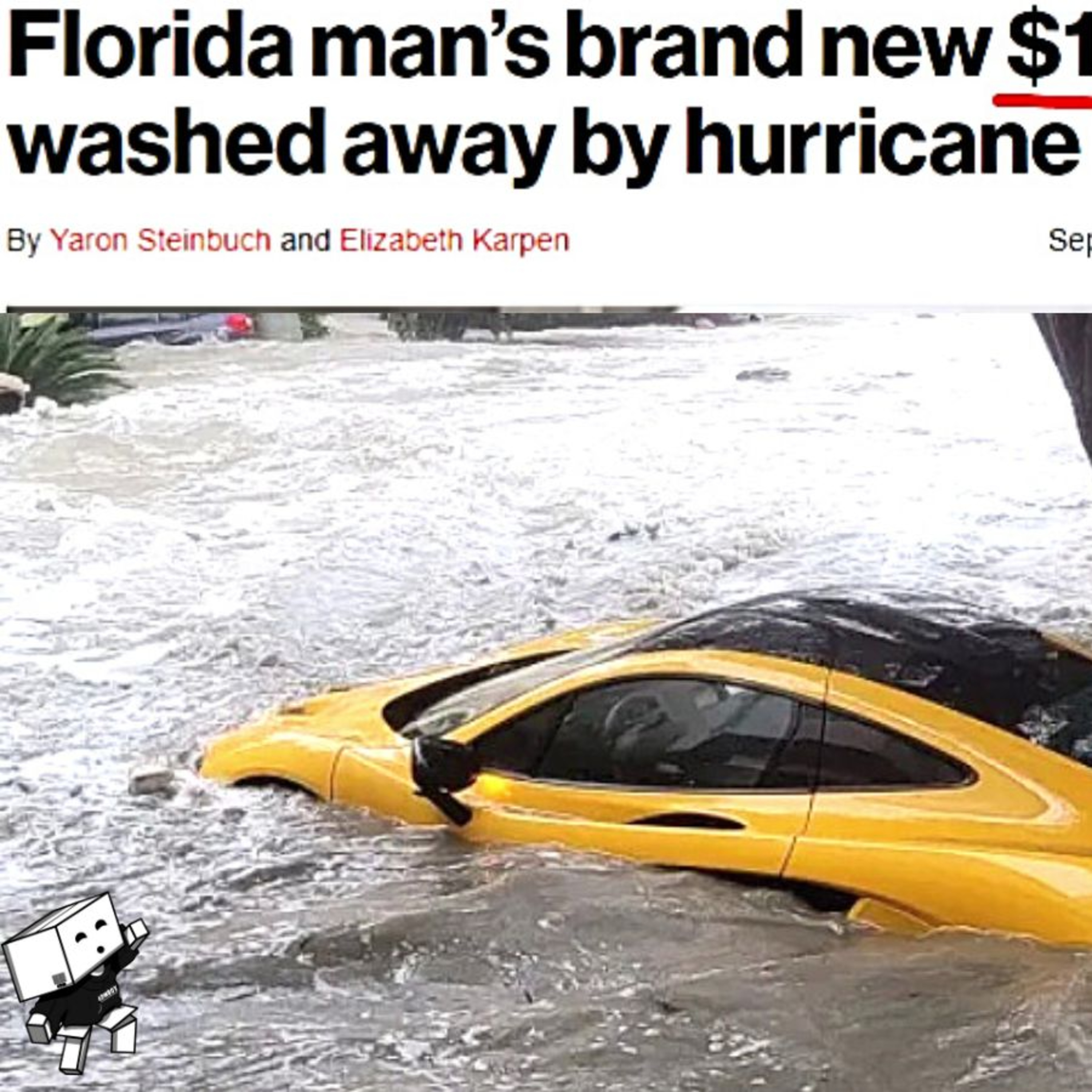 Florida Man's NEW $1M Supercar DESTROYED By Hurricane Ian episode artwork