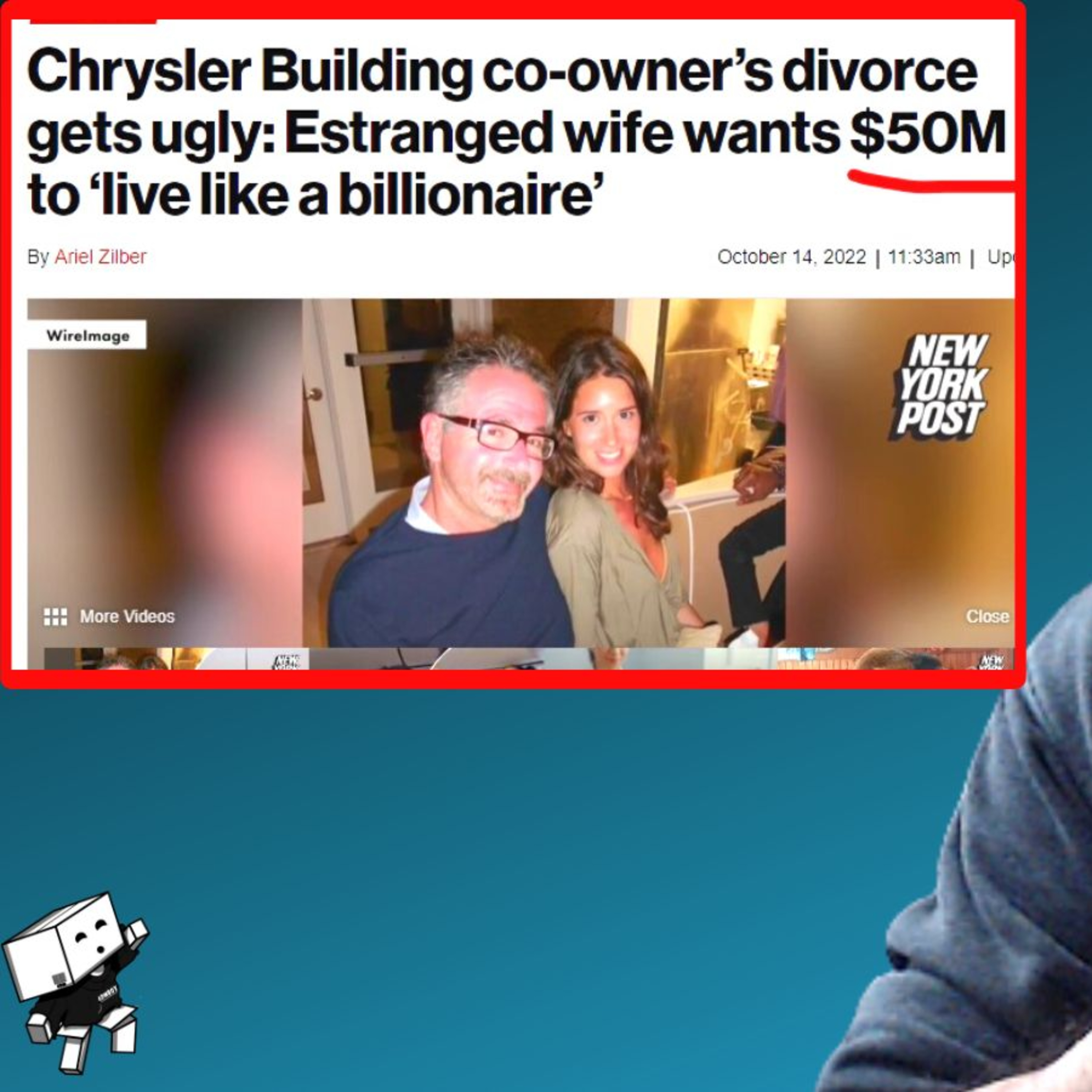 BILLIONAIRE'S WIFE WANTS $50M IN DIVORCE episode artwork