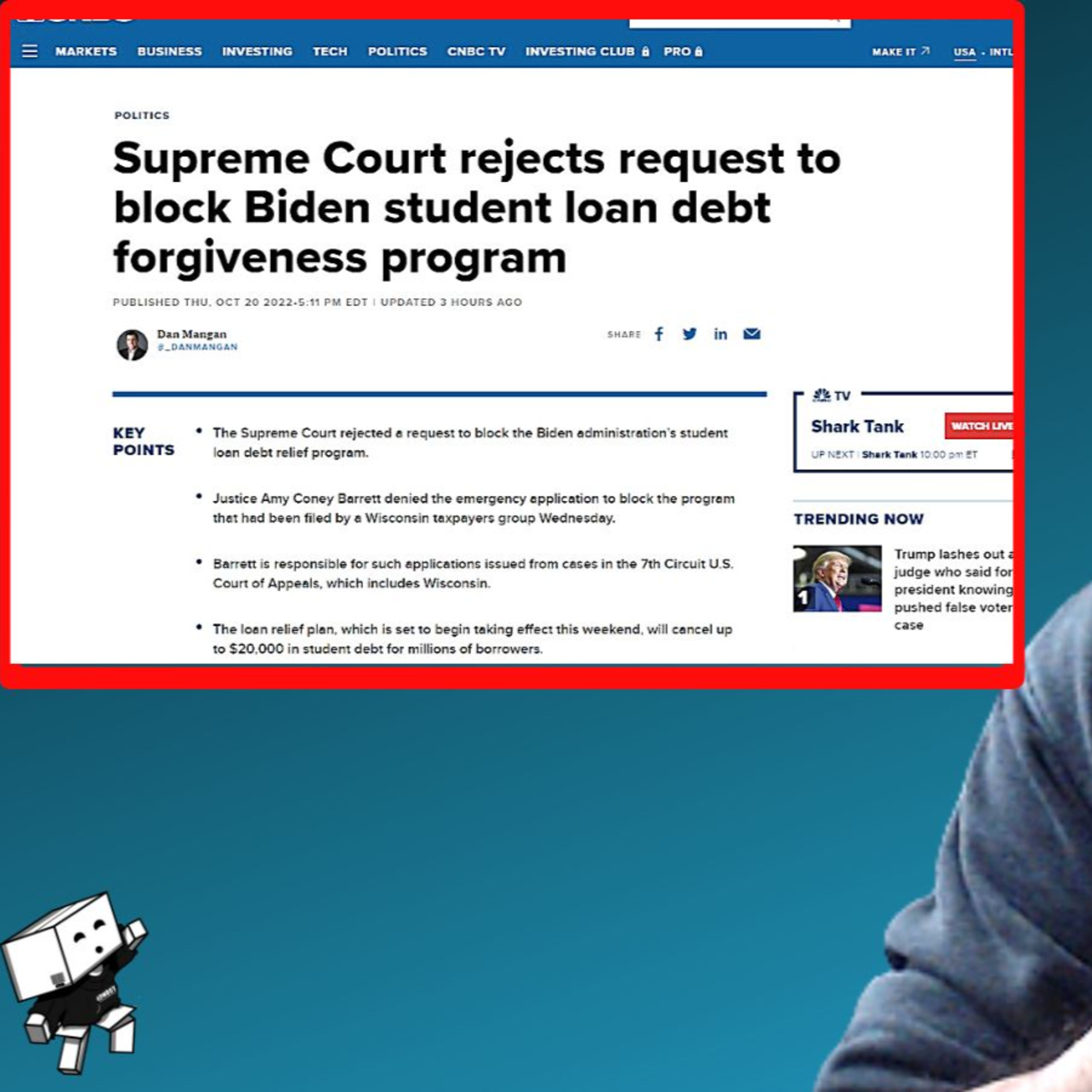 SUPREME COURT ALLOWS BIDEN TO CANCEL STUDENT DEBT... episode artwork