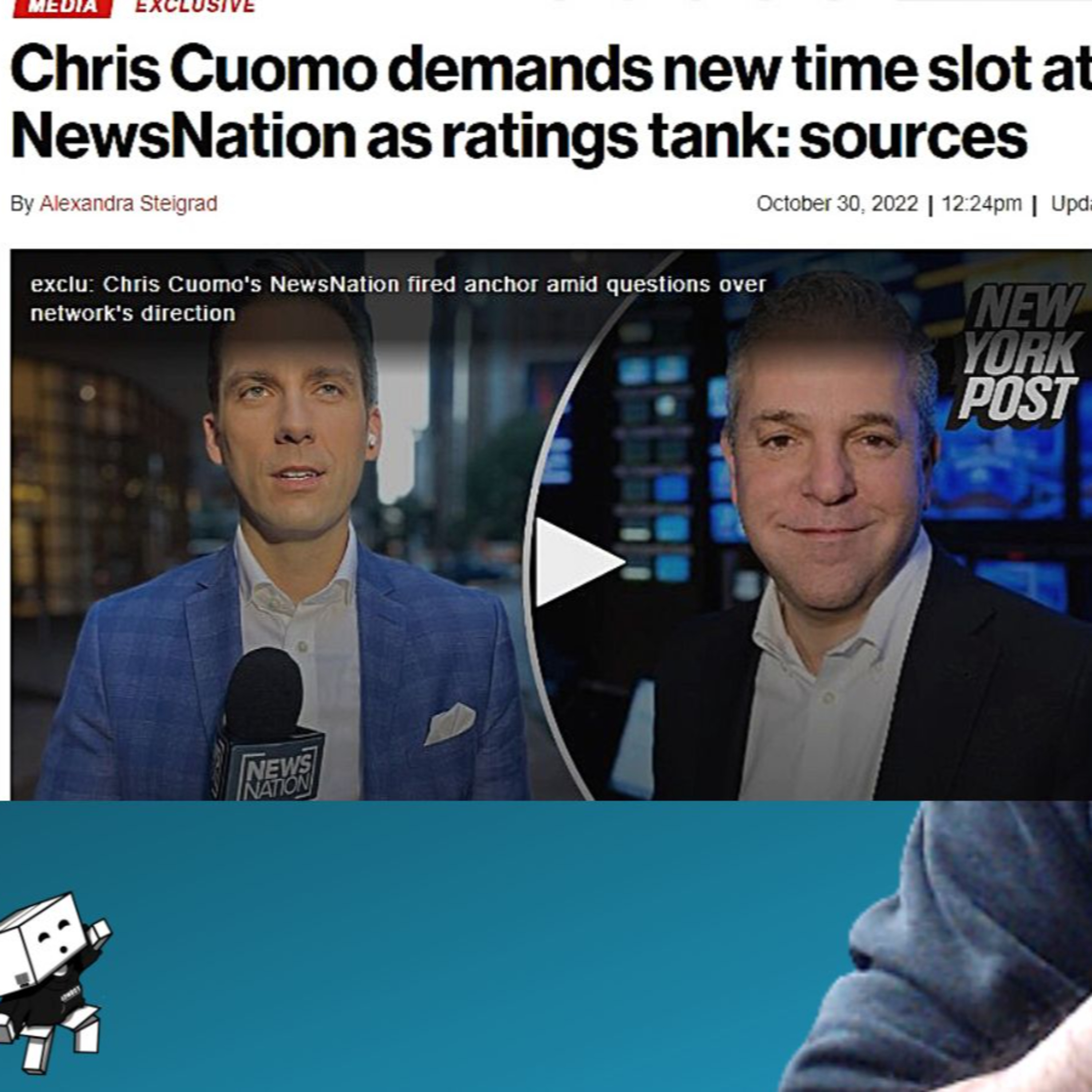 CHRIS CUOMO DEMANDS NEW TIME SLOT... episode artwork