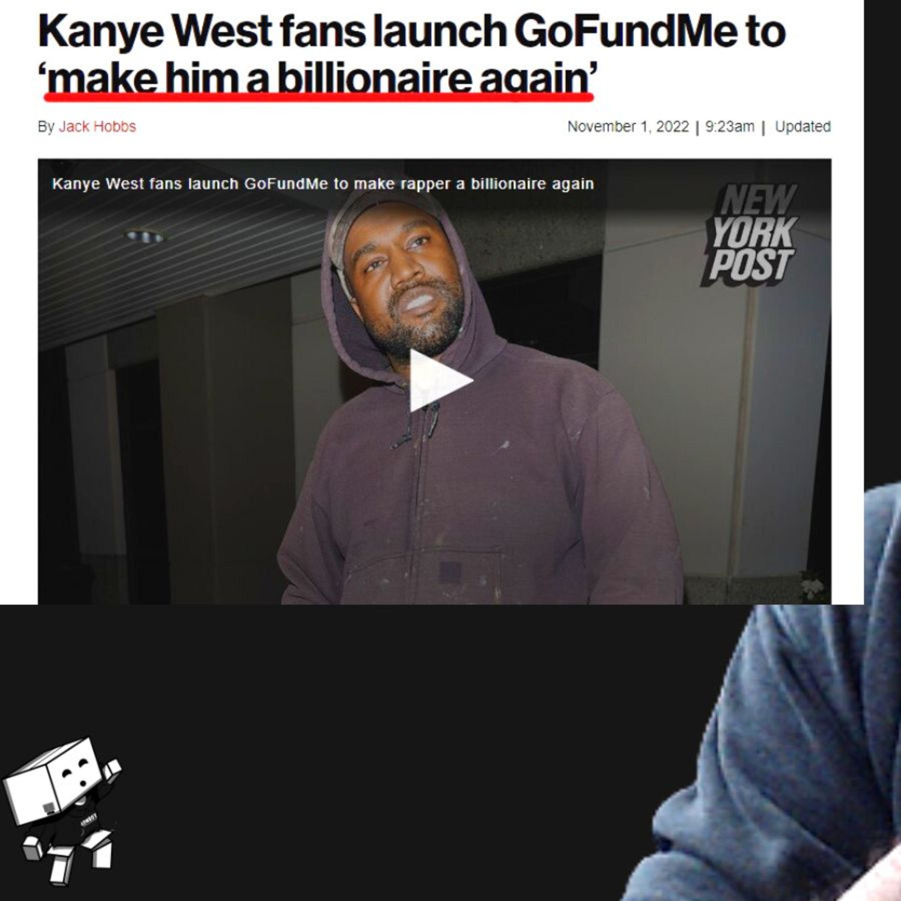 KANYE WEST FANS ARE TRYING TO MAKE HIM A BILLIONAIRE AGAIN episode artwork