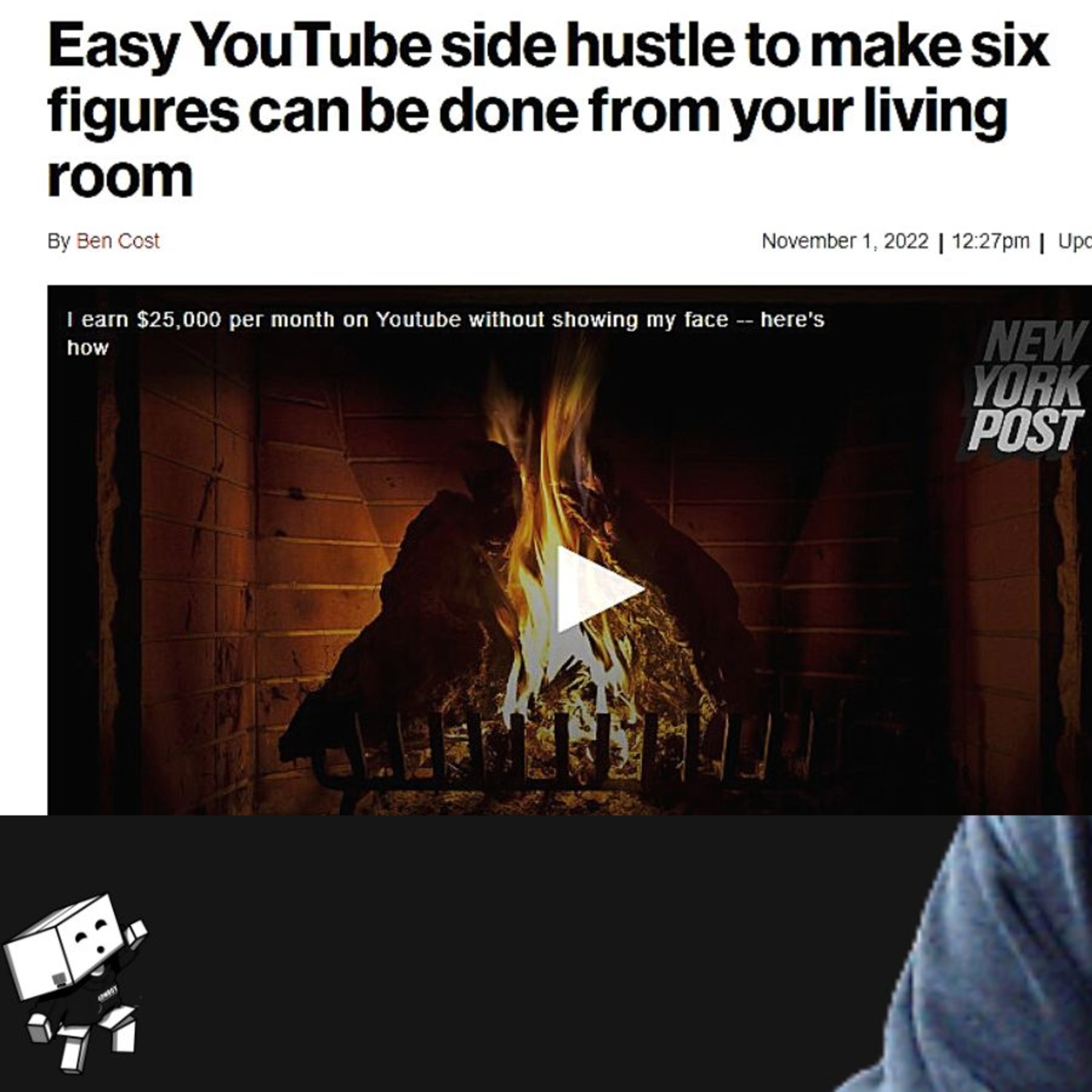EASY YOUTUBE SIDE HUSTLE MAKES $100K+ episode artwork