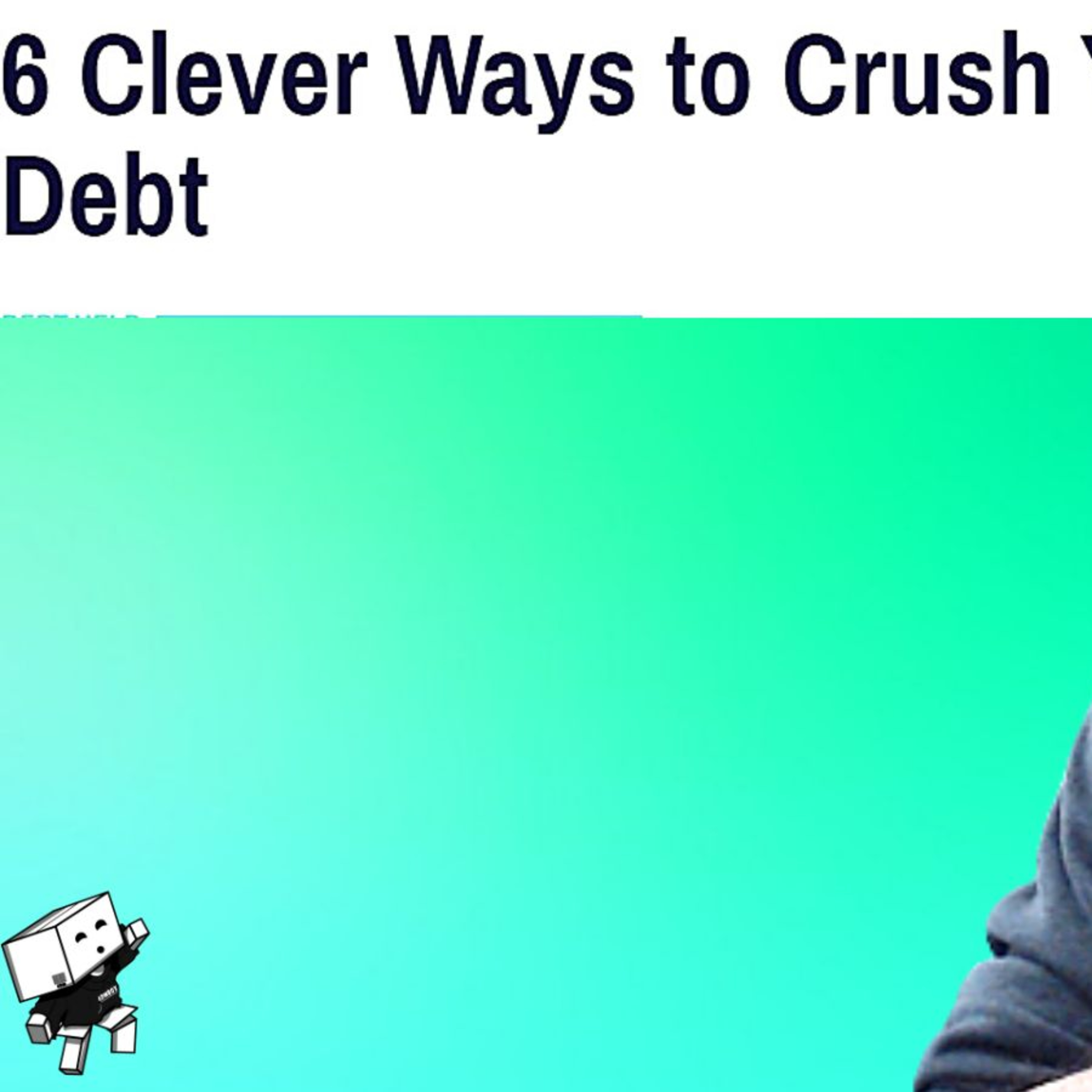 6 CLEVER WAYS TO CRUSH YOUR DEBT episode artwork