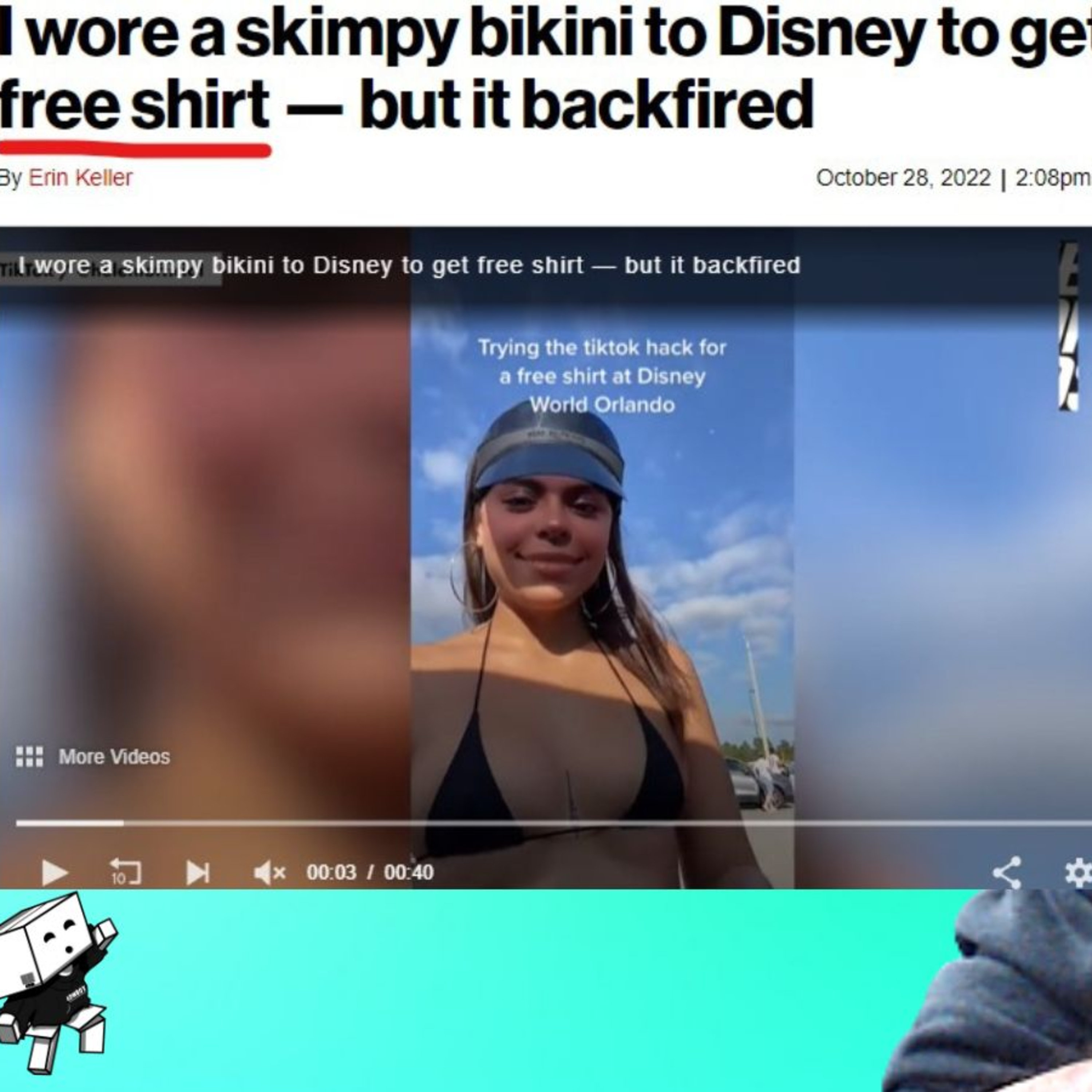 WEARING A SKIMPY BIKINI TO GET A FREE SHIRT... episode artwork