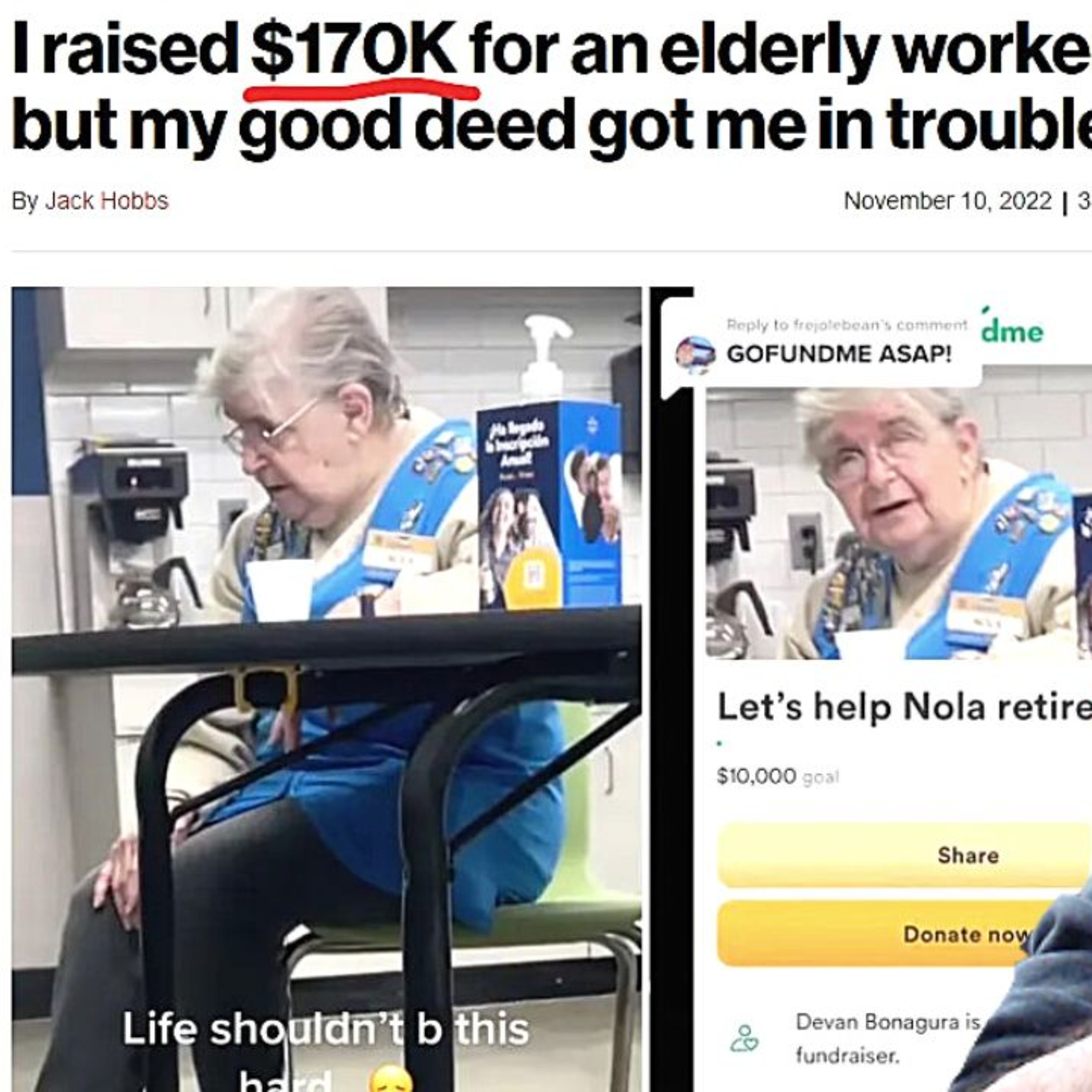 I RAISED $170K FOR AN ELDERLY WORKER... episode artwork