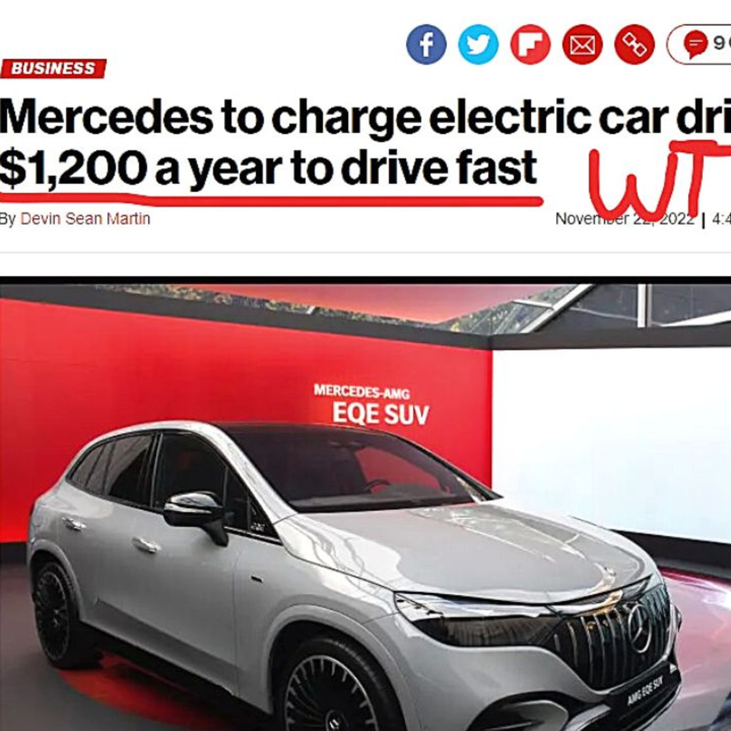 MERCEDES WILL CHARGE YOU $1,200 TO DRIVE FAST... episode artwork