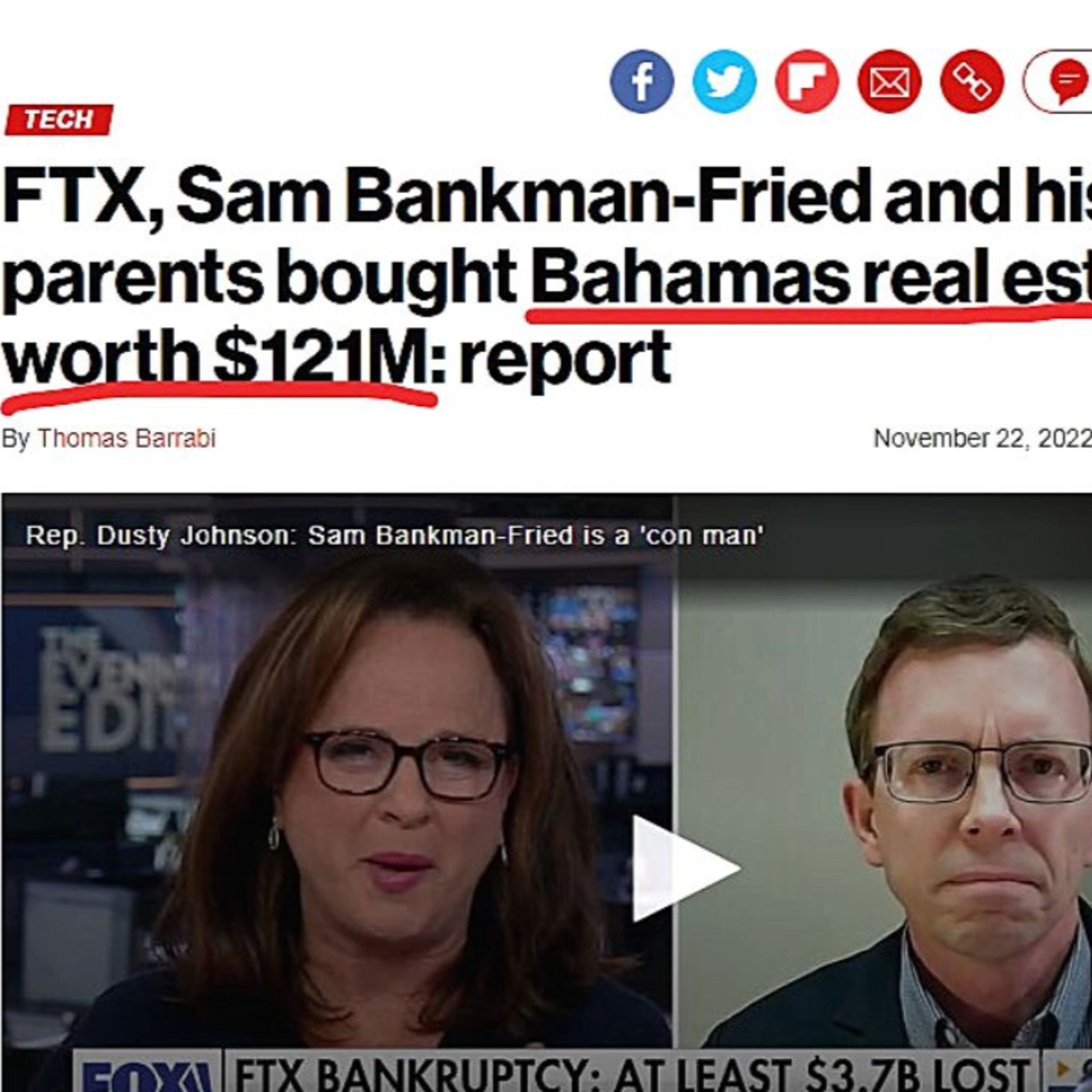 FTX, SAM BANKMAN-FRIED AND HIS PARENTS BOUGHT BAHAMAS REAL ESTATE WORTH $121,000,000 episode artwork