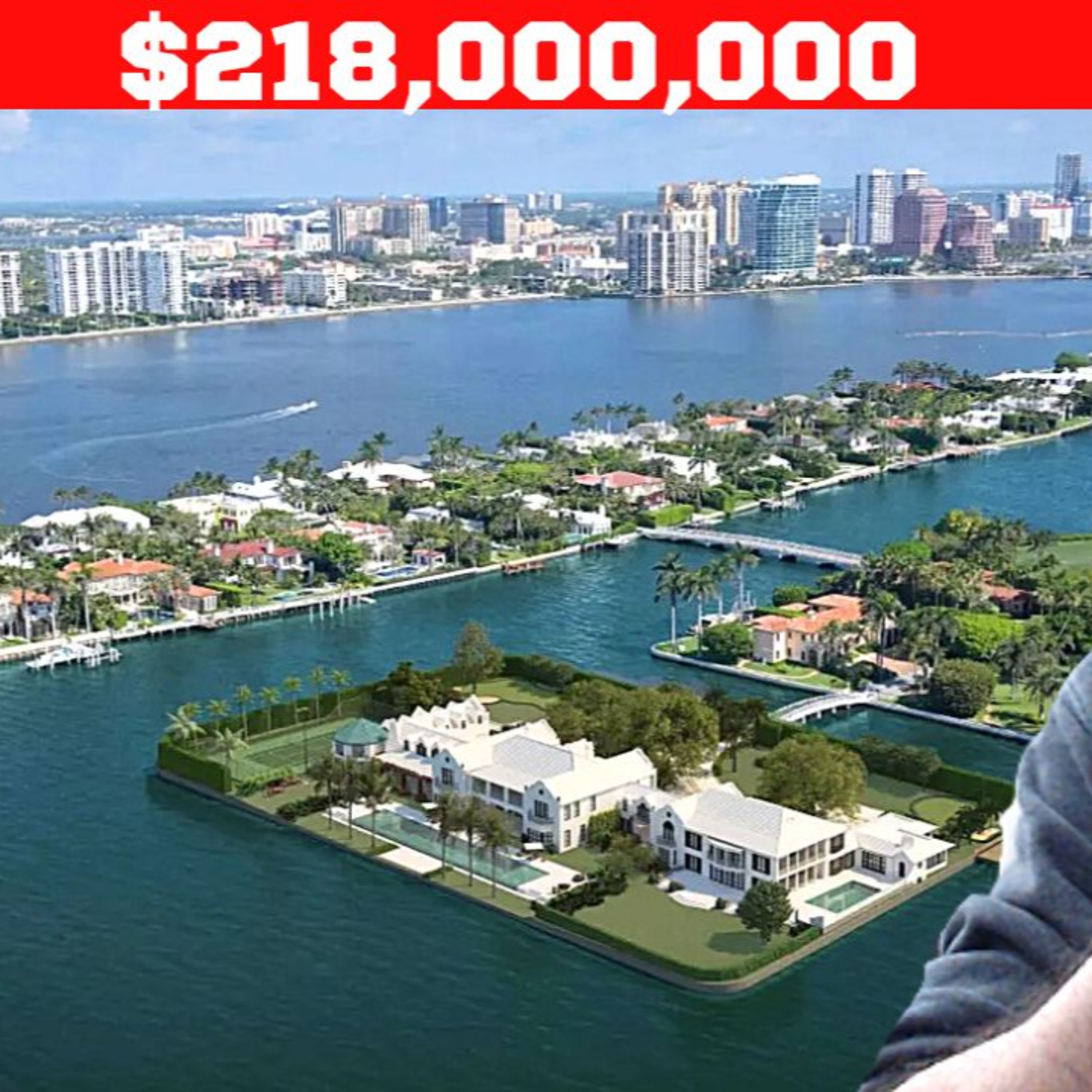 PALM BEACH'S ONLY PRIVATE ISLAND COSTS $218M episode artwork