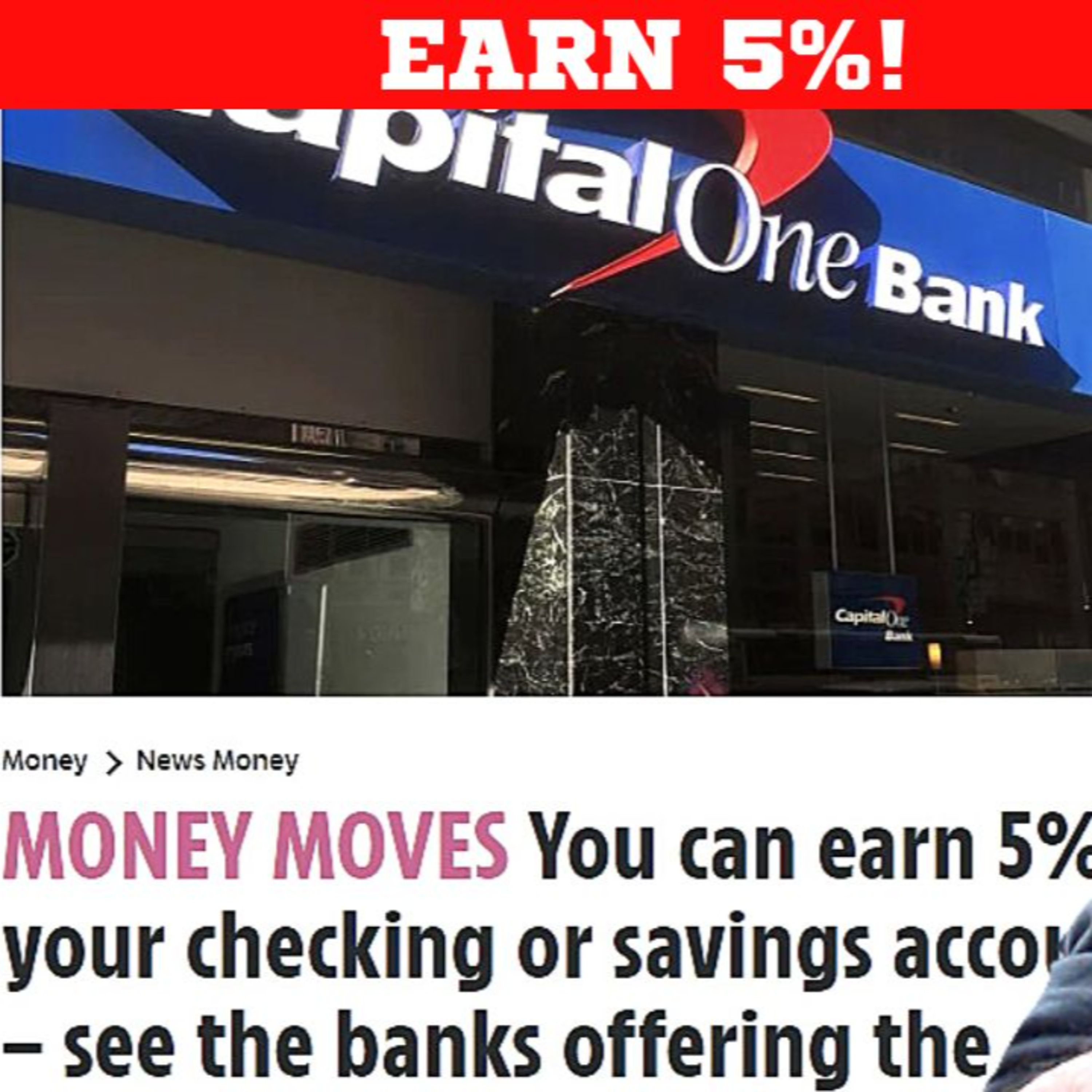 BEST BANKS TO EARN 5% ON YOUR MONEY episode artwork