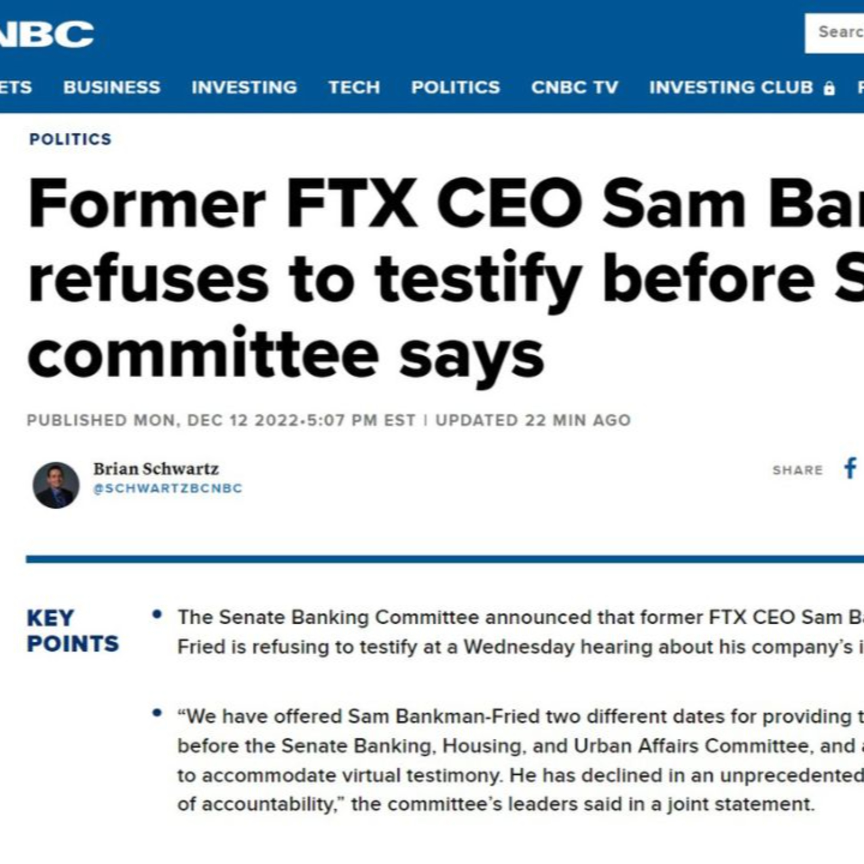 FORMER FTX CEO SAM BANKAM-FRIED REFUSES TO TESTIFY FOR SCAMS episode artwork