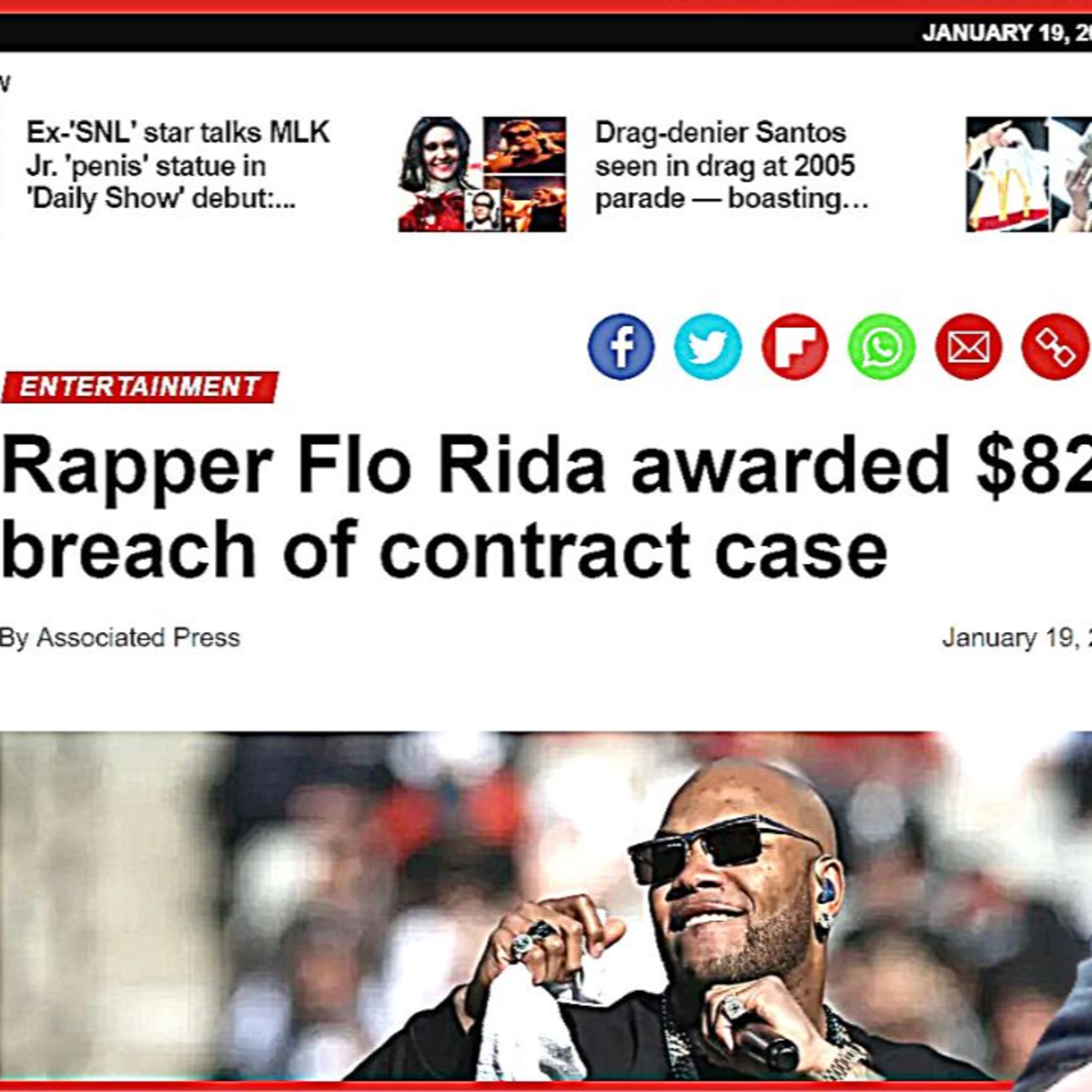 Flo Rida AWARDED $82.6M From Celsius Energy Drinks episode artwork