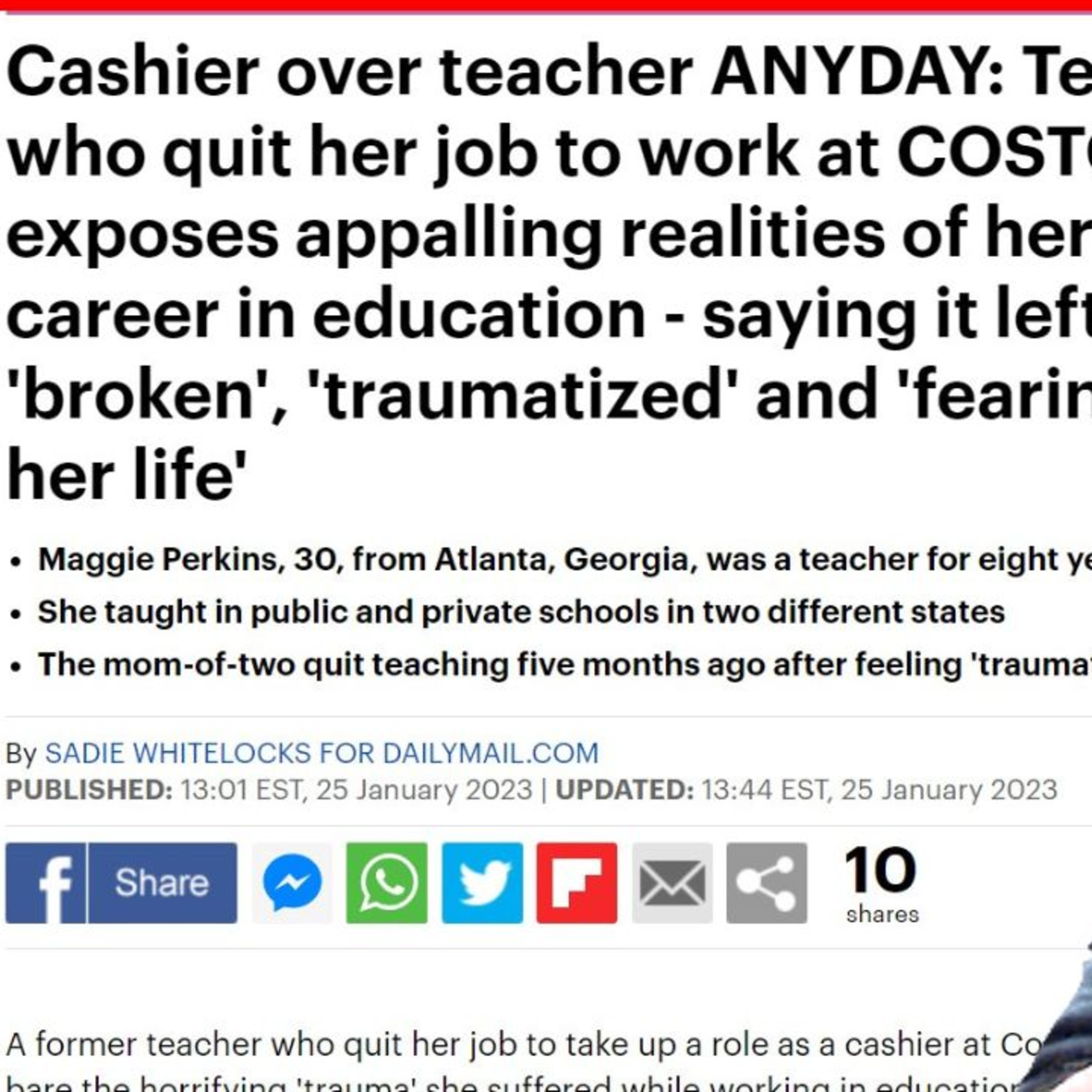 Teacher QUITS To Work For COSTCO episode artwork