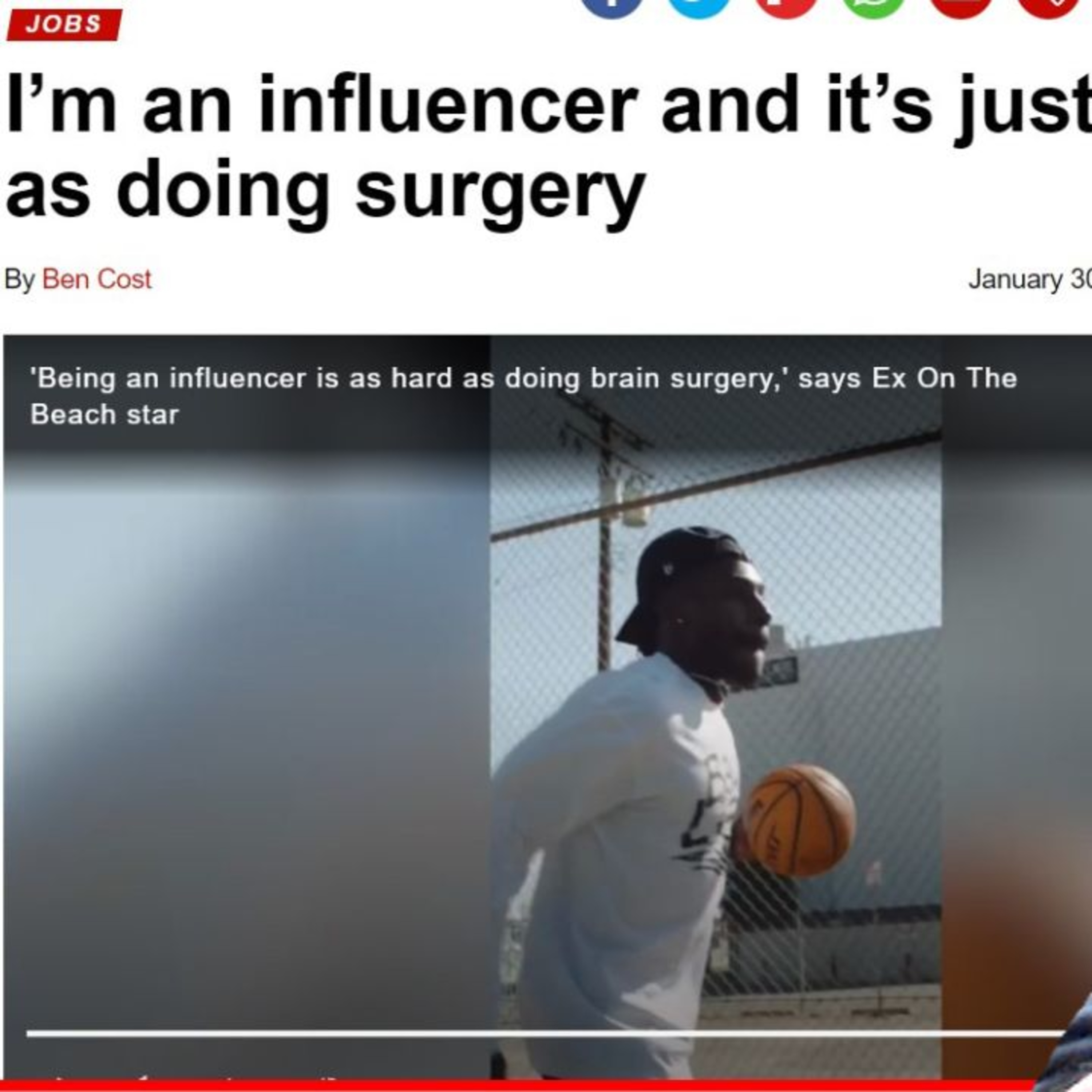 Influencer Claims Its Just As Hard As Doing Surgery episode artwork