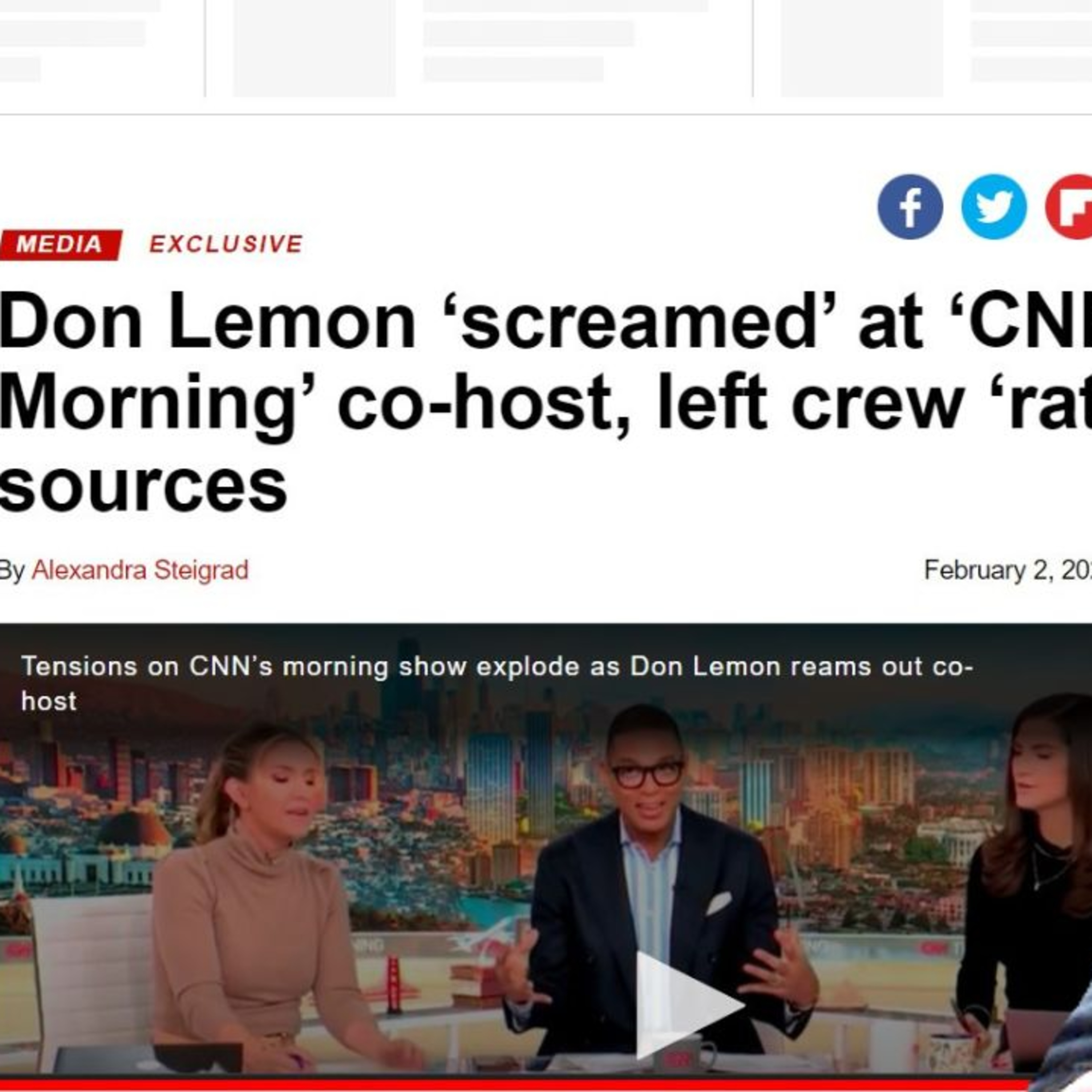 Don LEMON Screamed At CNN Co-Host episode artwork