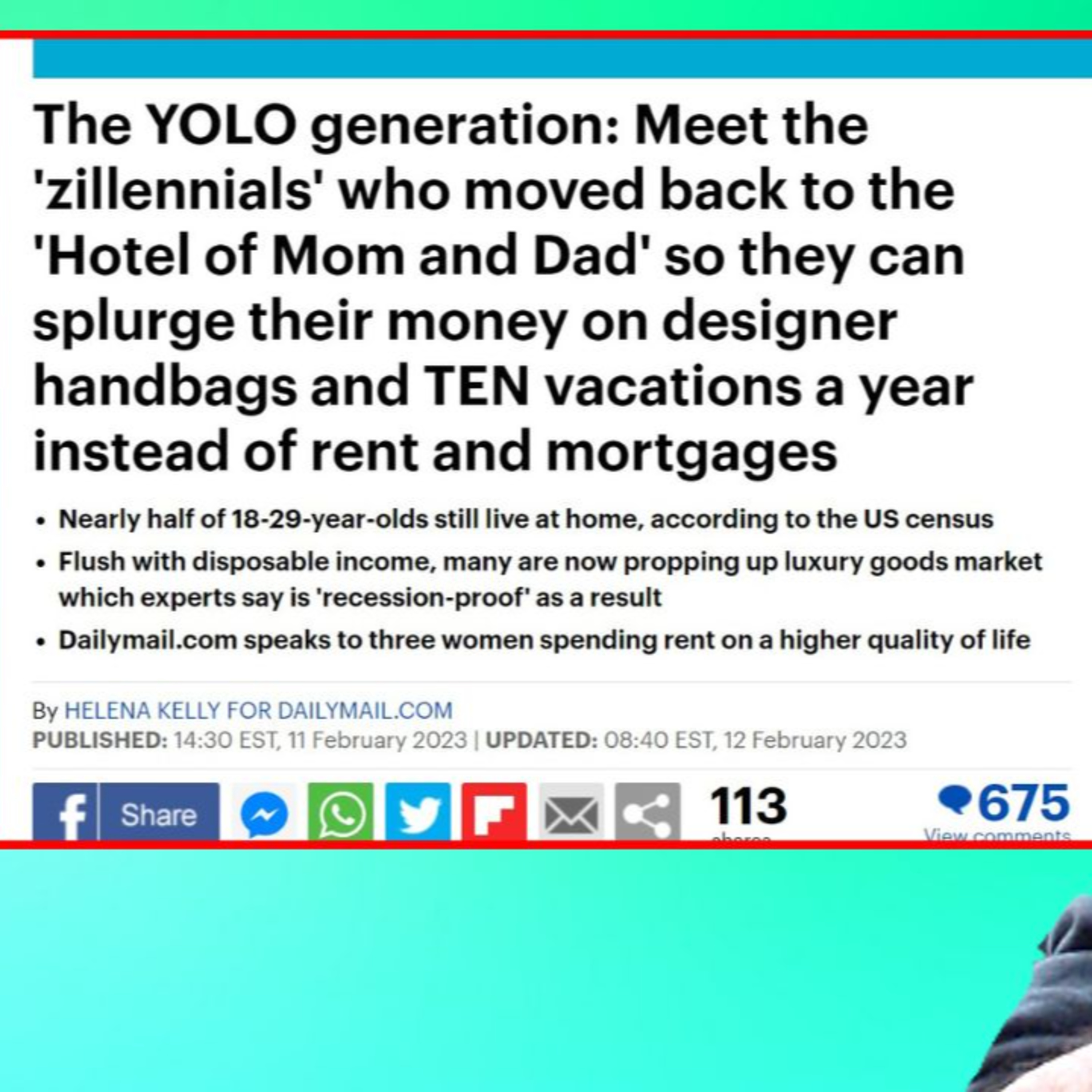 Zillennials Move Back Home To Spend Money episode artwork