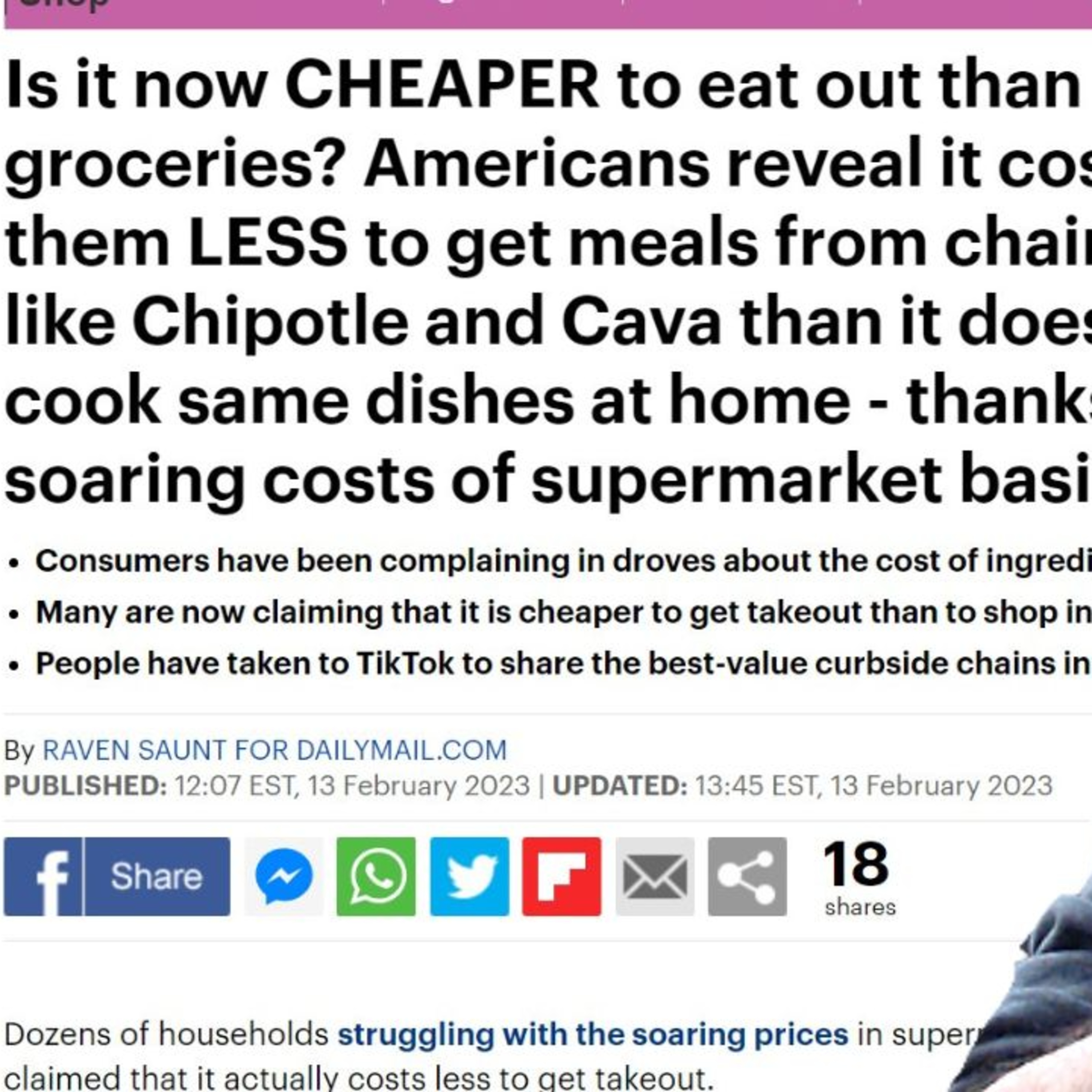 It's Now Cheaper To Eat Out Than Buy Groceries episode artwork