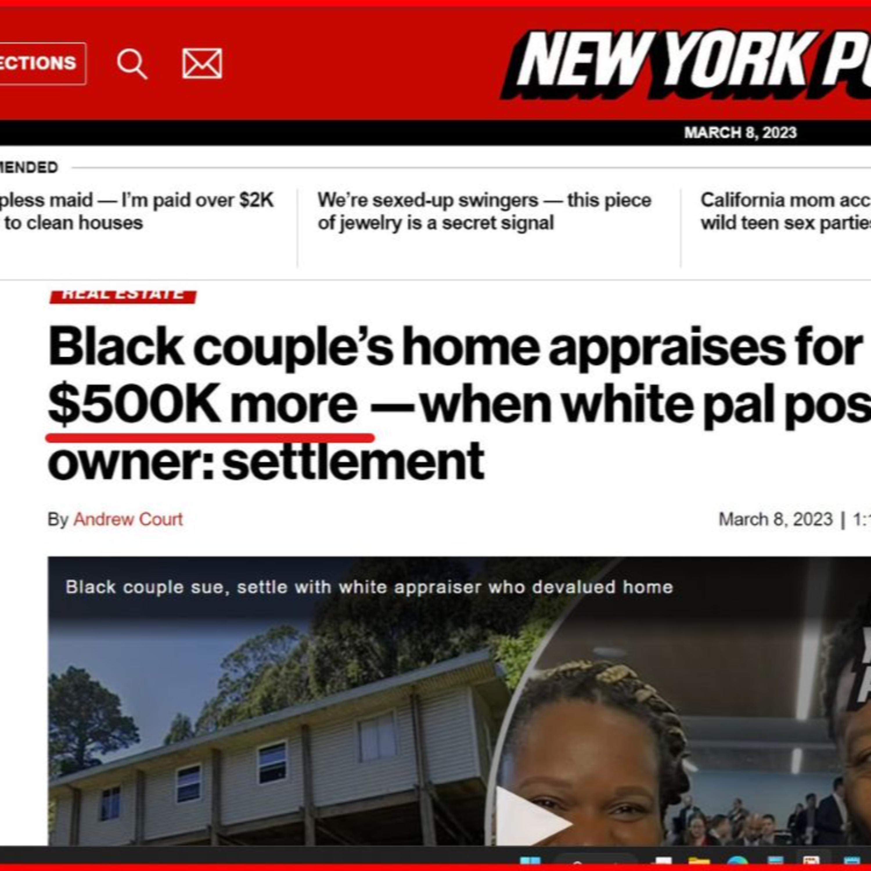 BLACK COUPLE COULD MAKE $500K MORE IF THEY ARE WHITE episode artwork