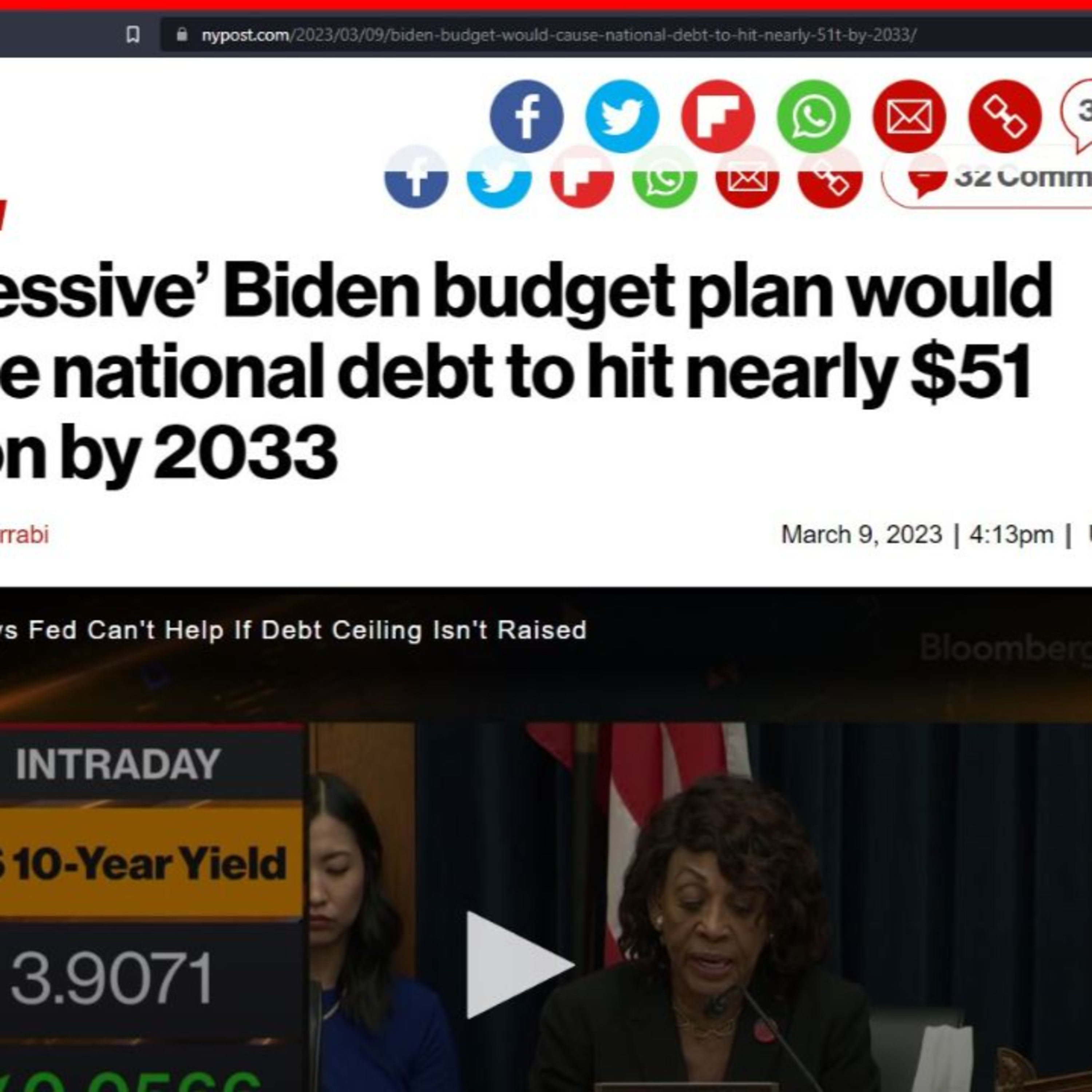 EXCESSIVE BIDEN BUDGET PLAN WILL CAUSE DEBT TO HIT $51 TRILLION episode artwork