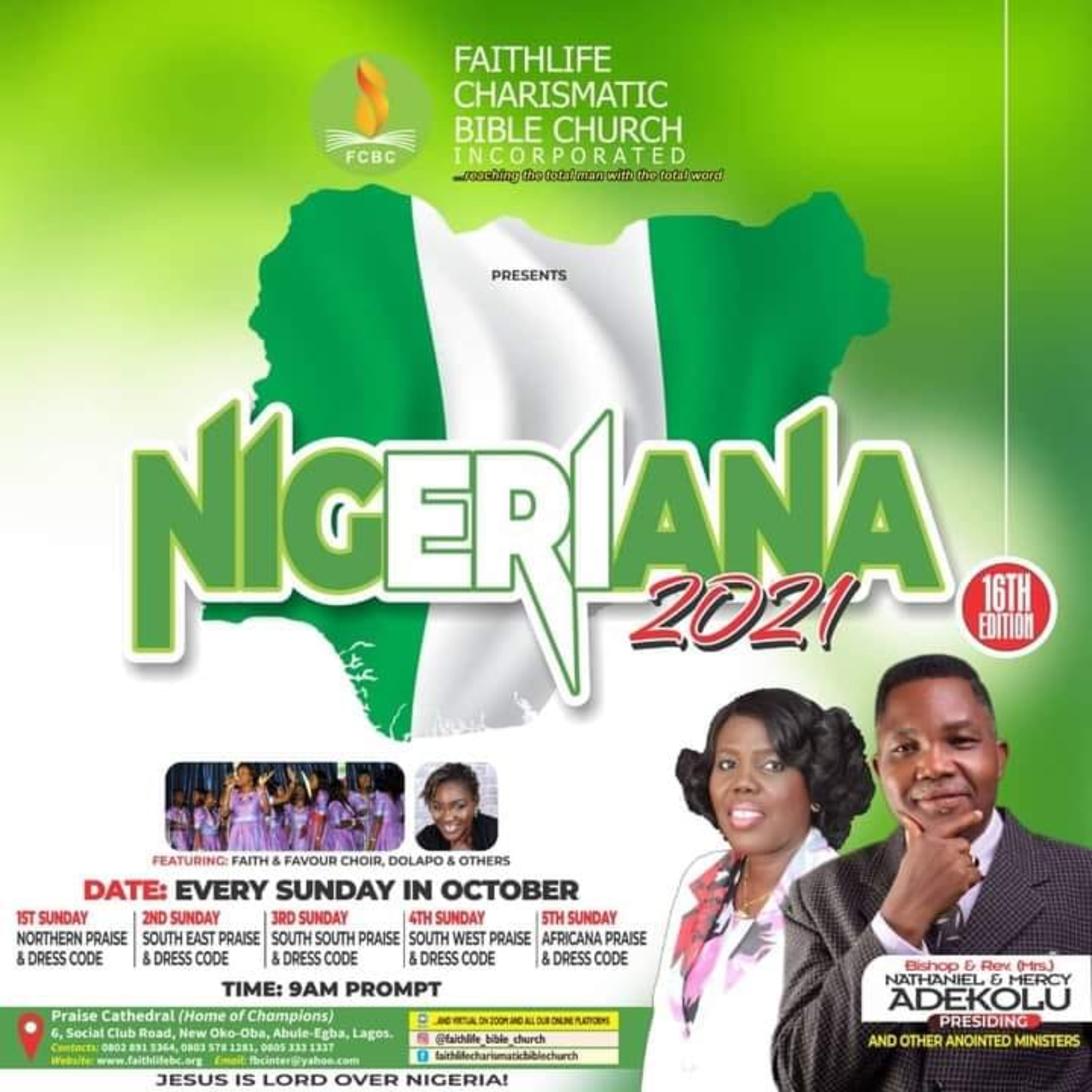 Faithlife Charismatic Bible Church, Lagos