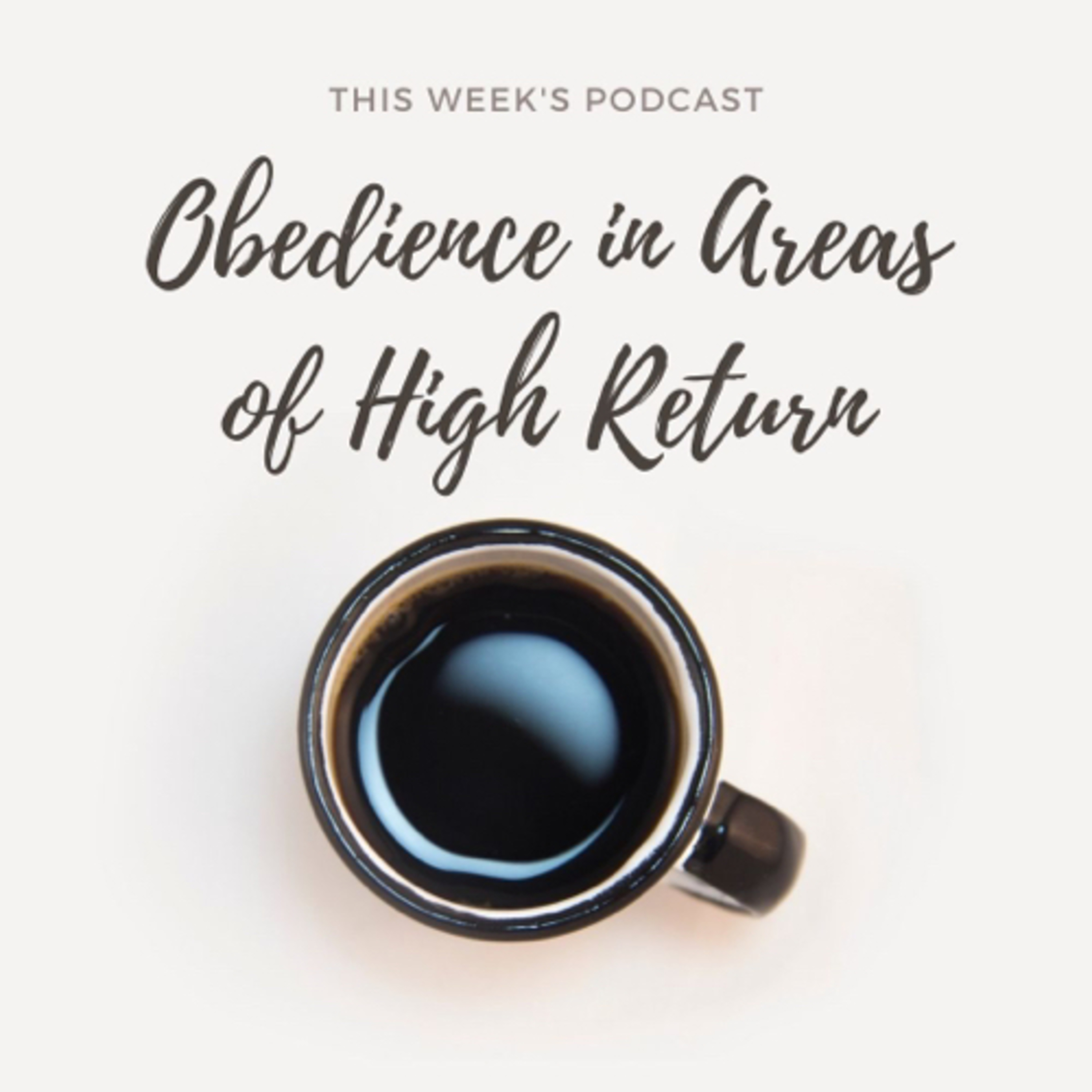EPISODE 088: Obedience in Areas of High Return episode artwork