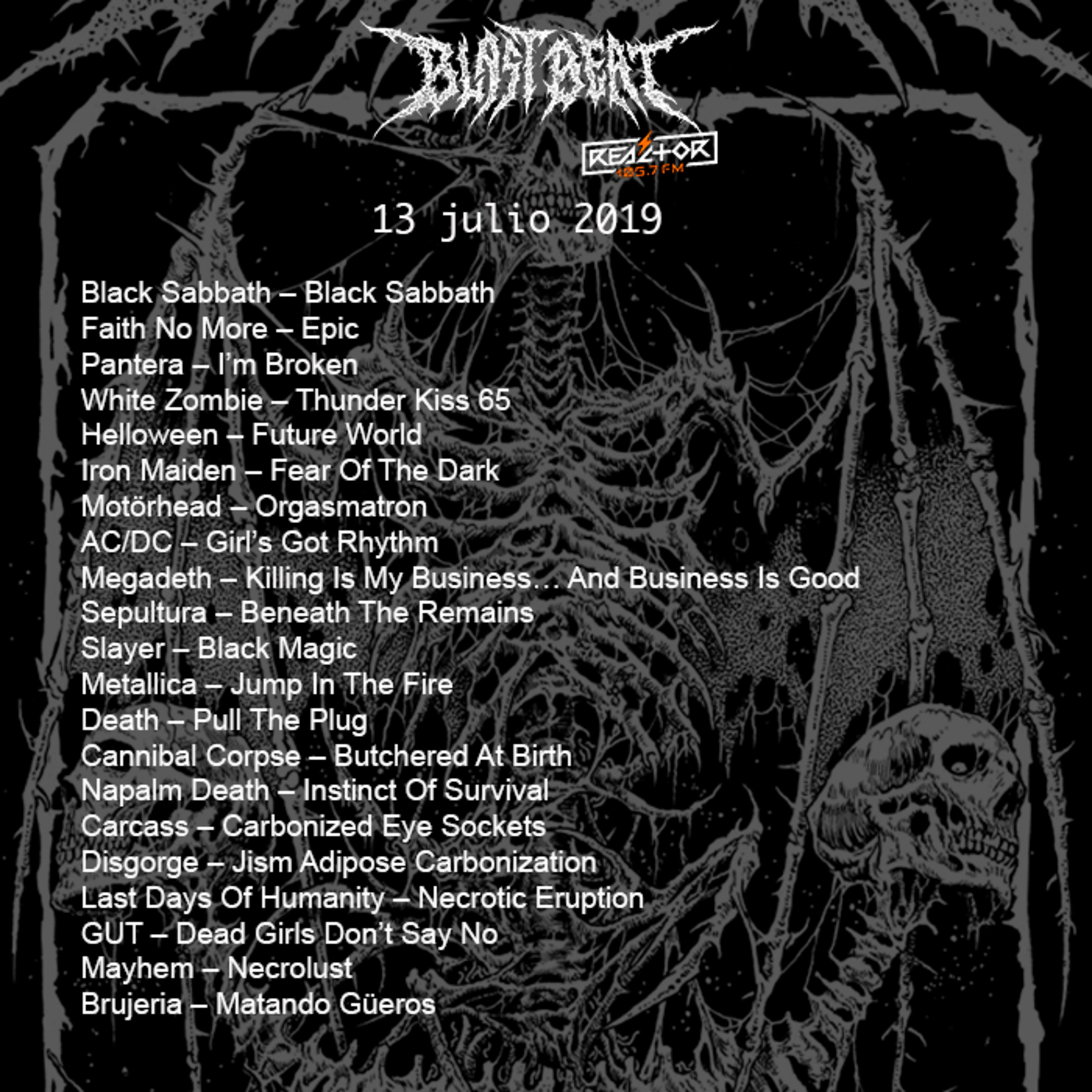 Portada de Blast Beat 105