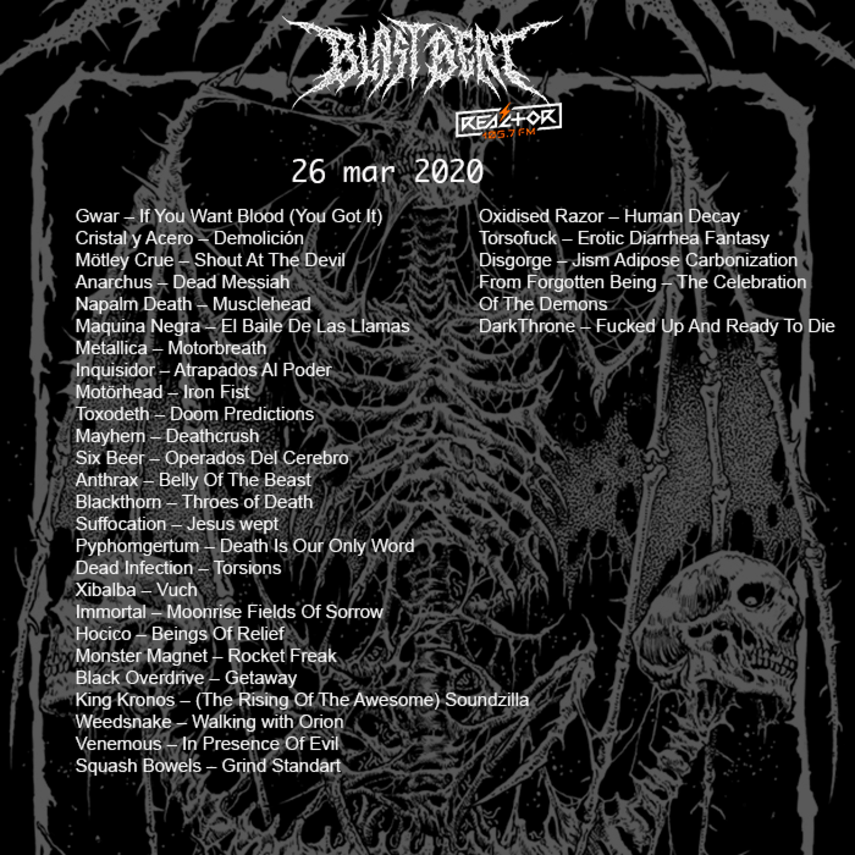 Portada de Blast Beat 105