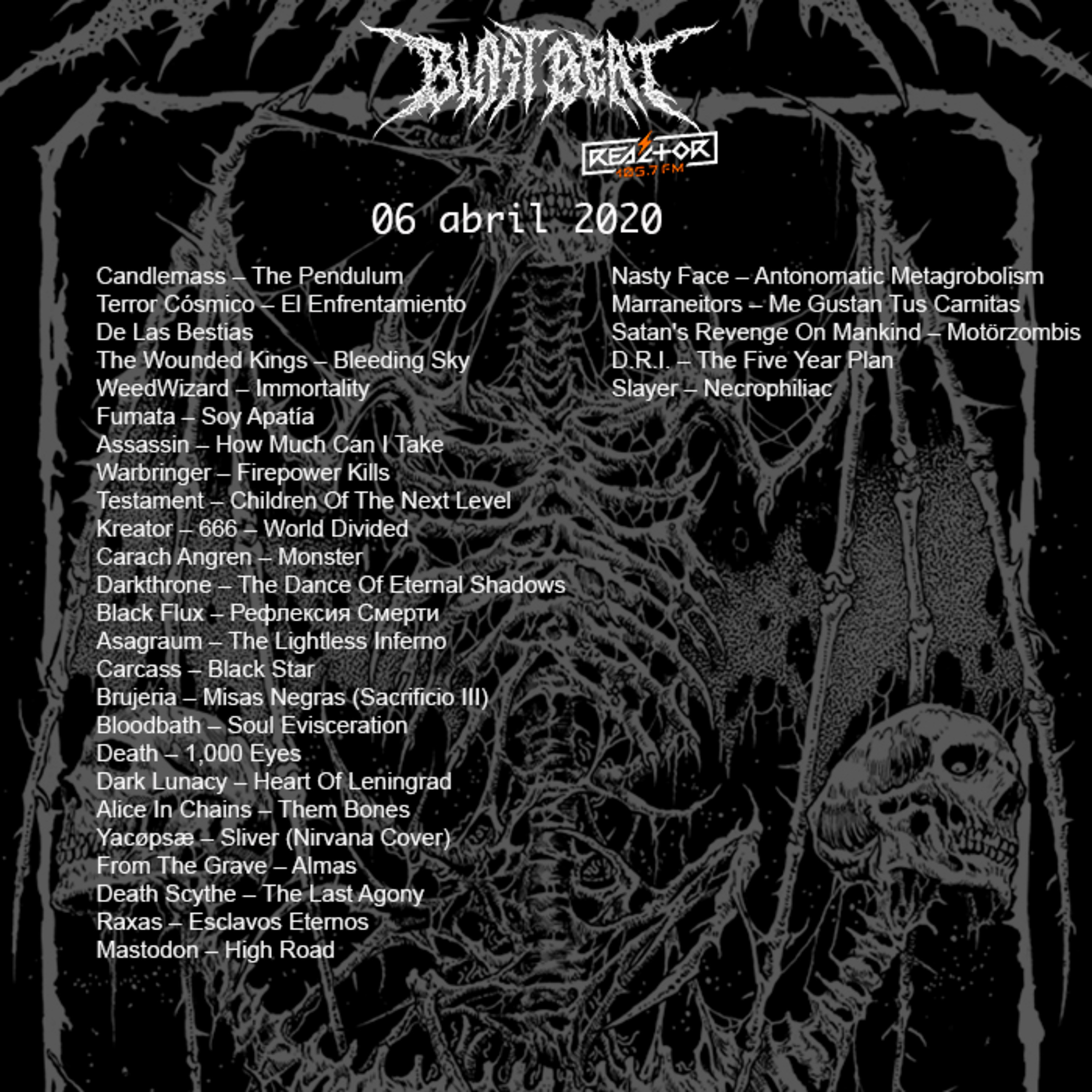 Portada de Blast Beat 105