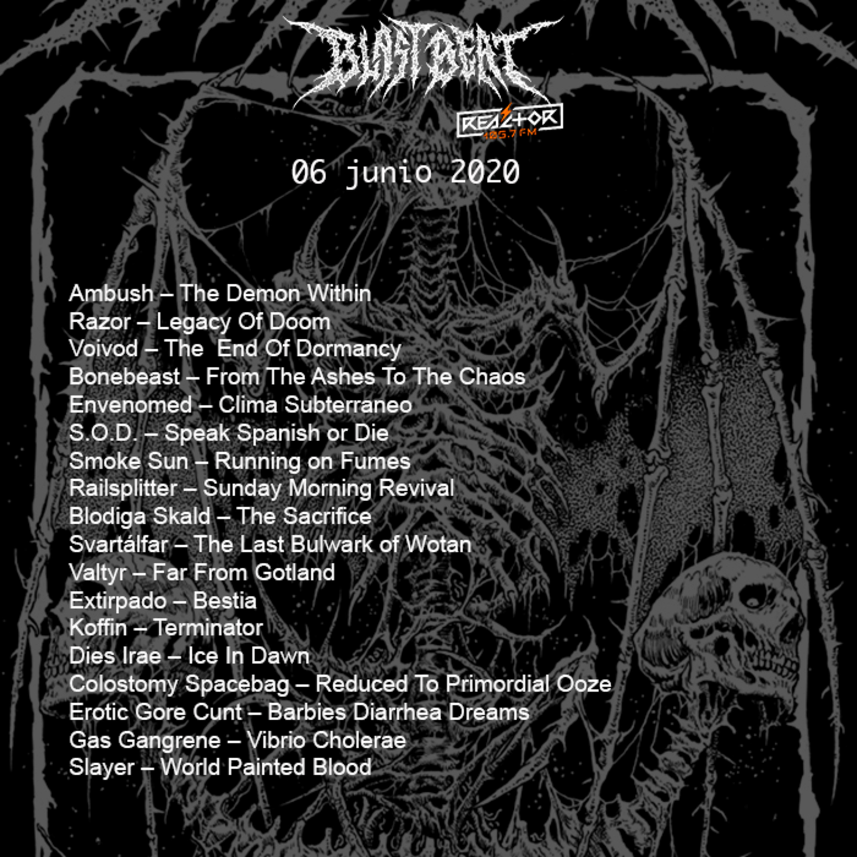 Portada de Blast Beat 105