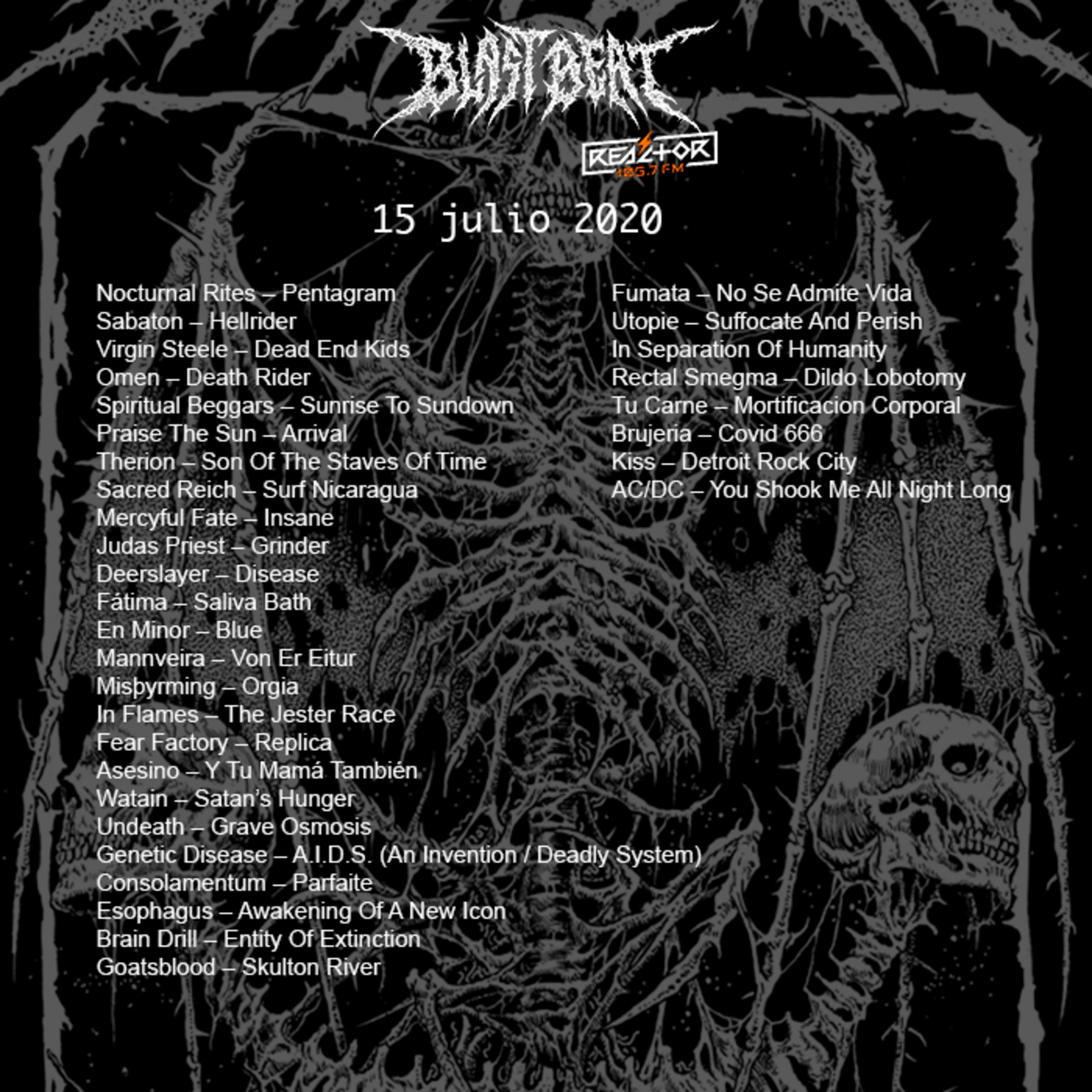 Portada de Blast Beat 105