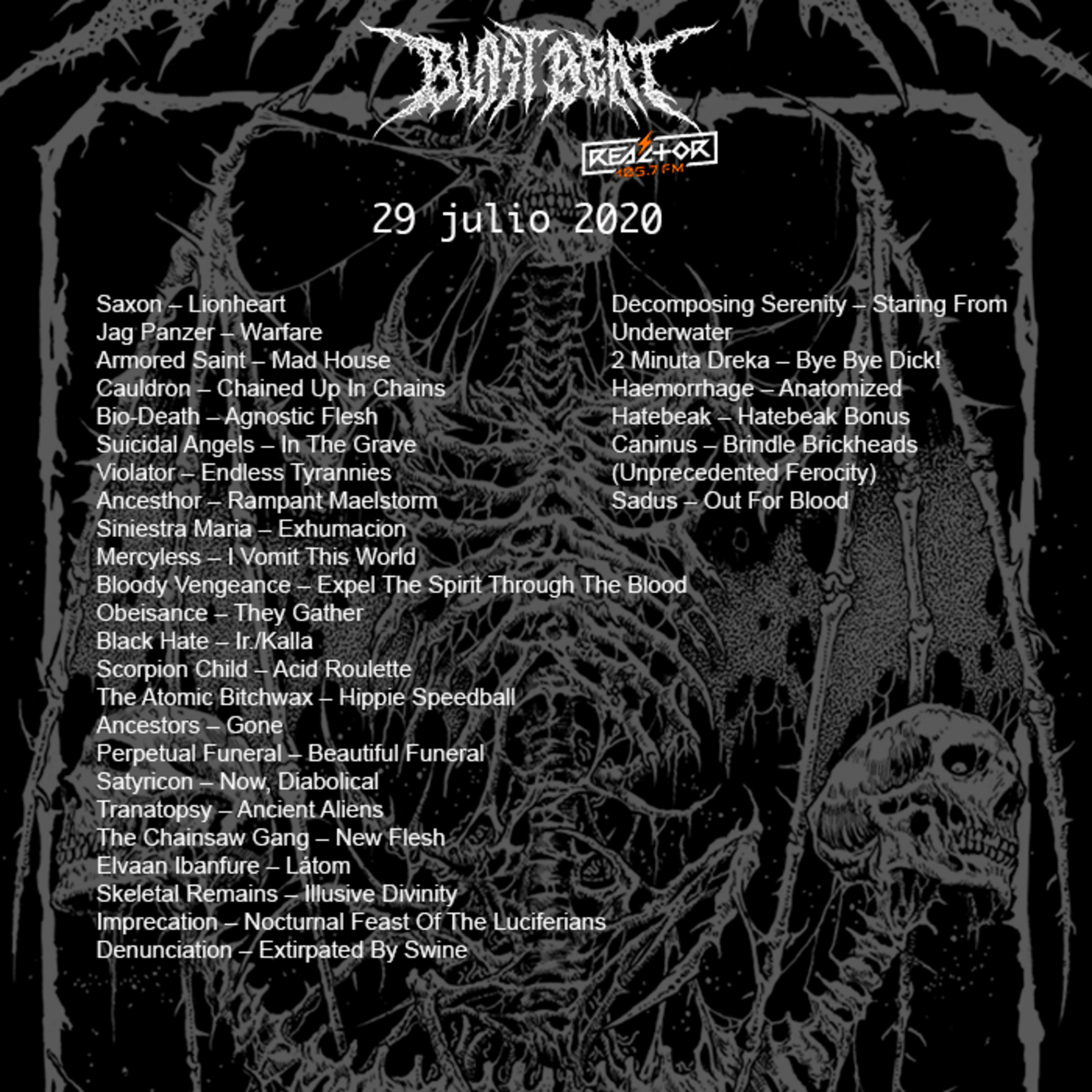 Portada de Blast Beat 105