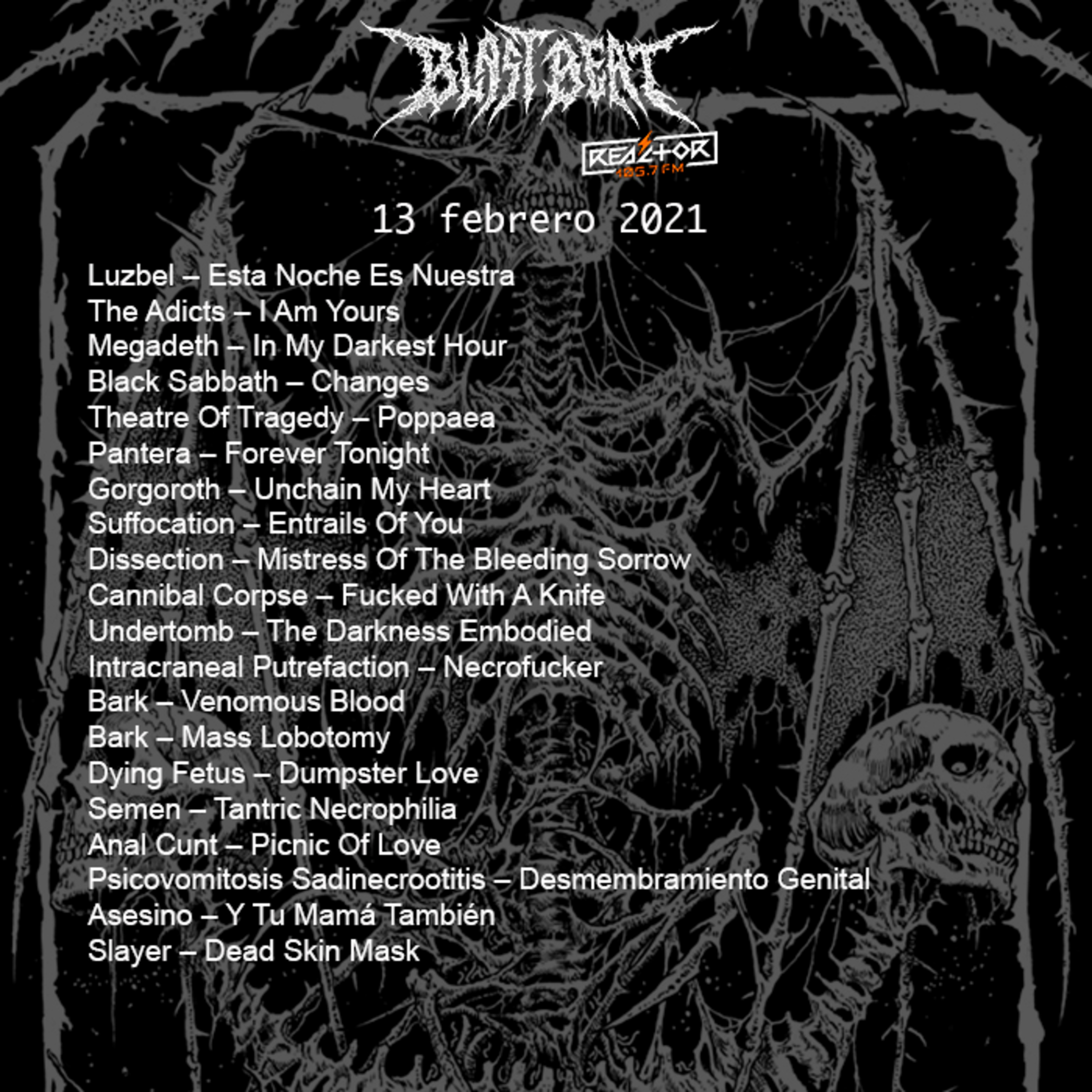 Portada de Blast Beat 105