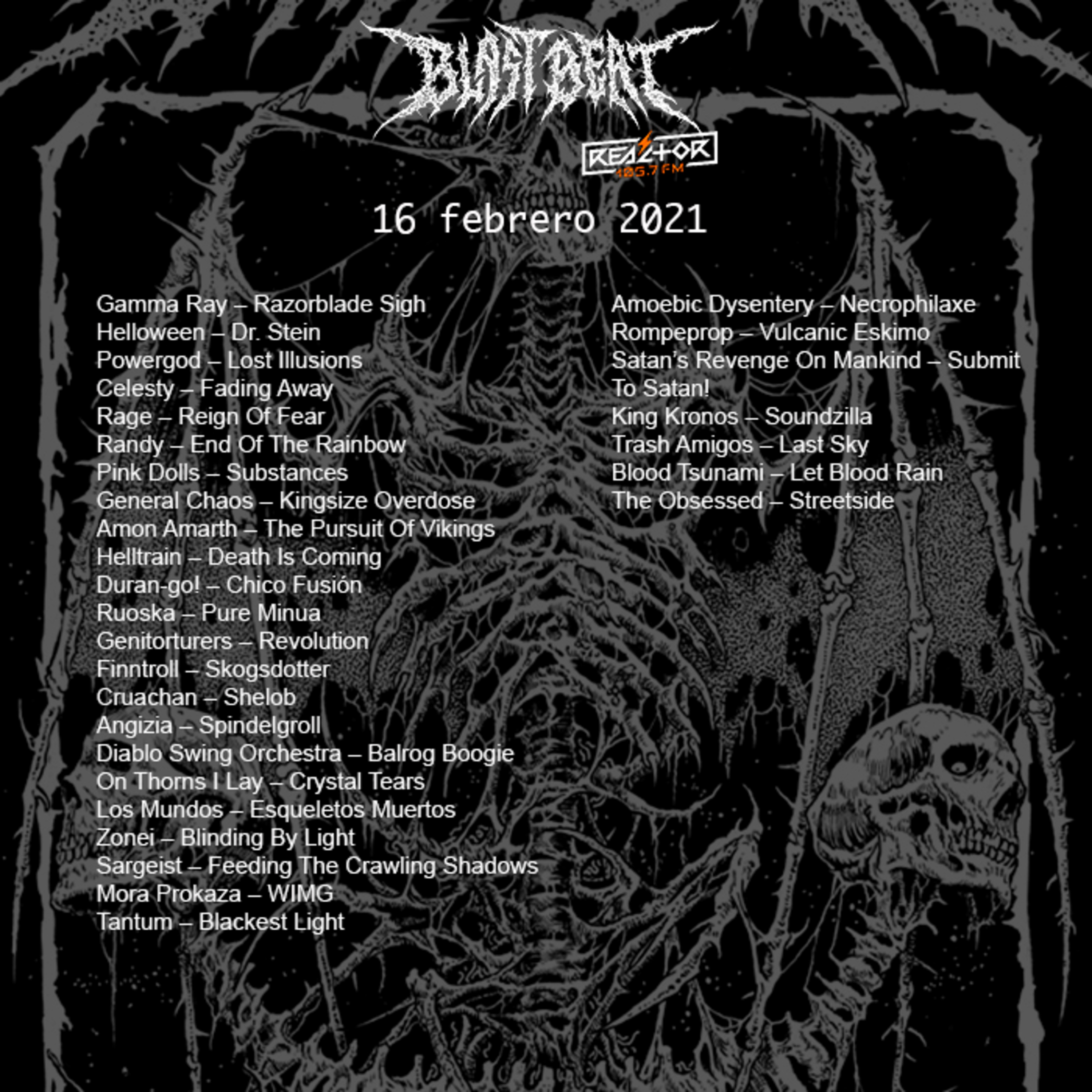 Portada de Blast Beat 105