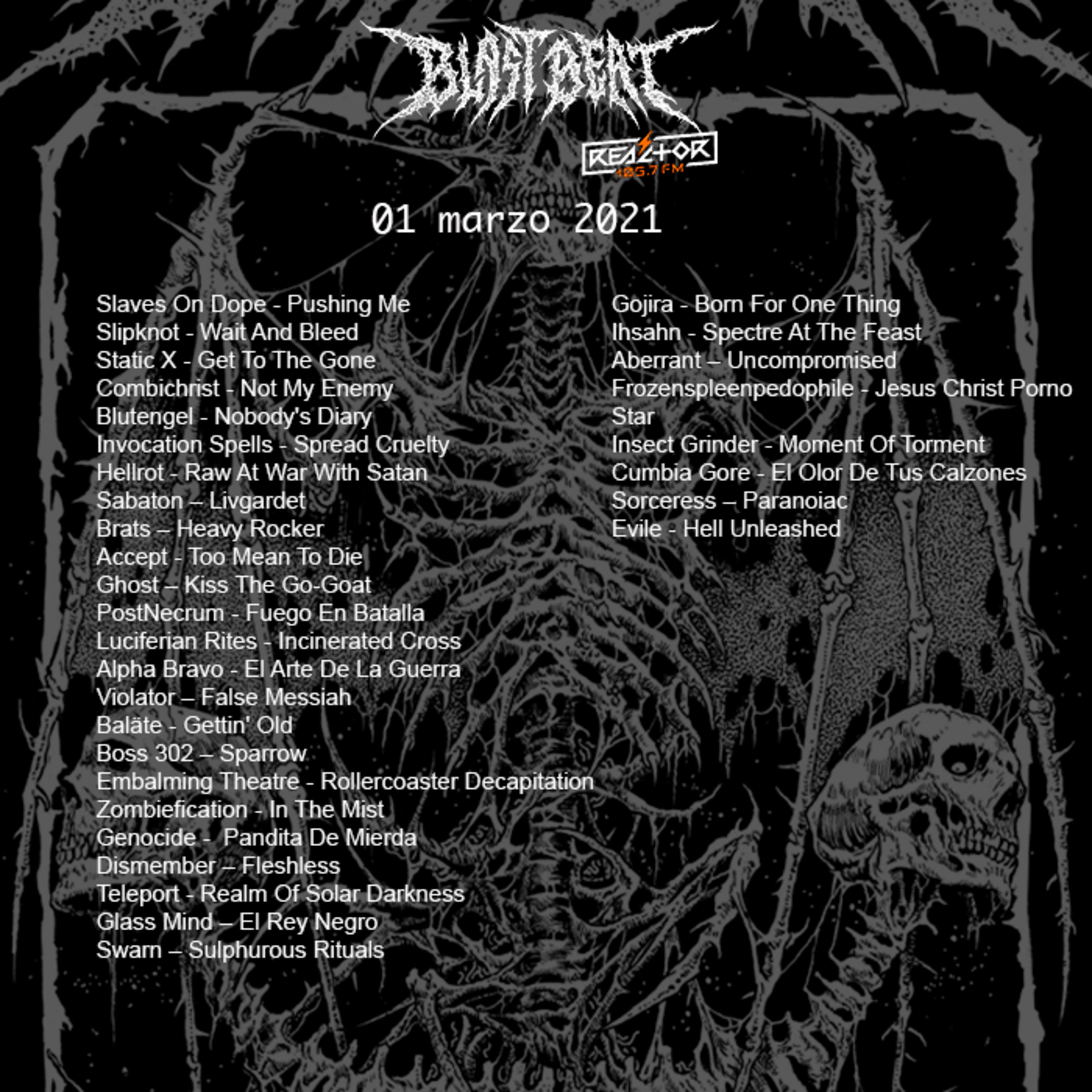 Portada de Blast Beat 105