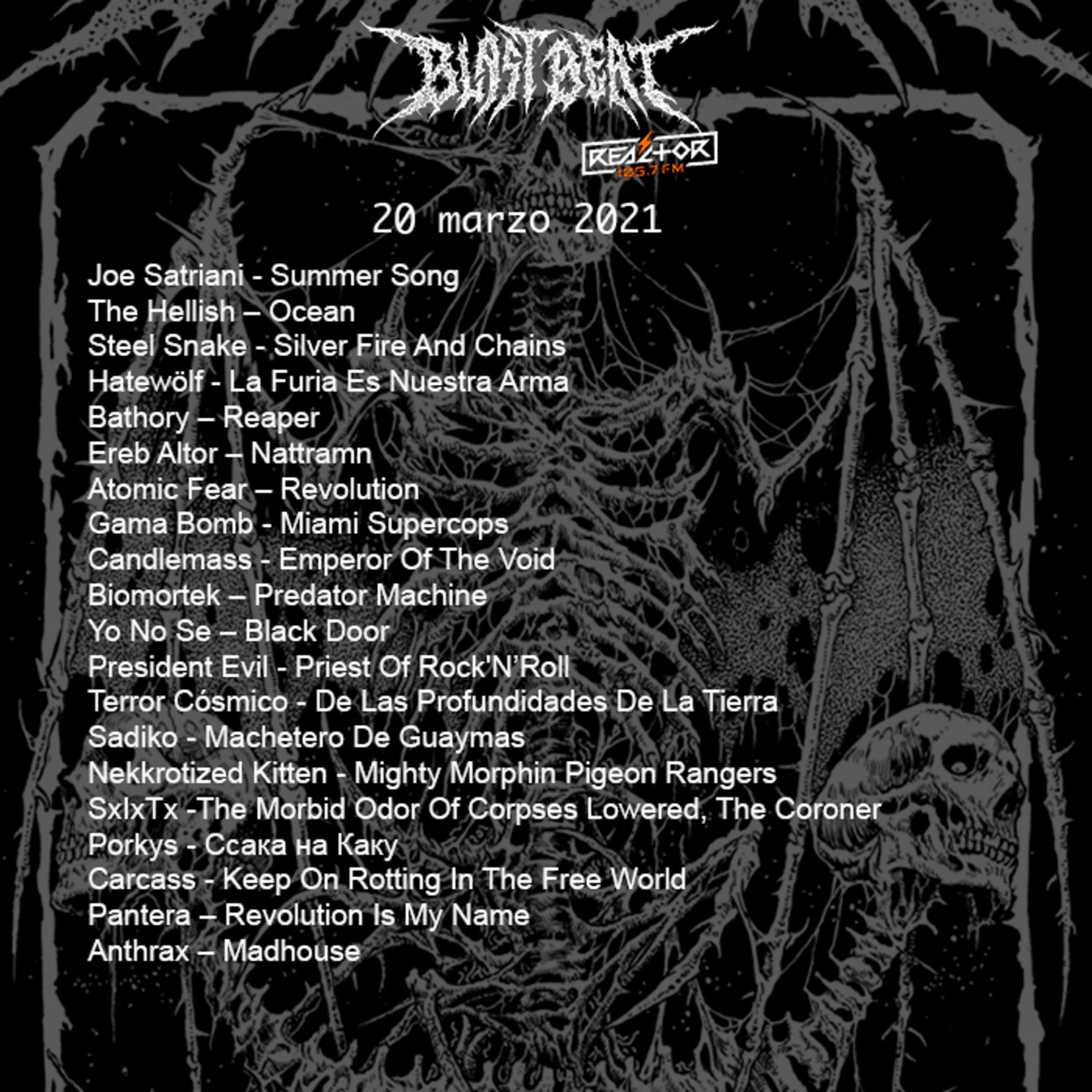 Portada de Blast Beat 105