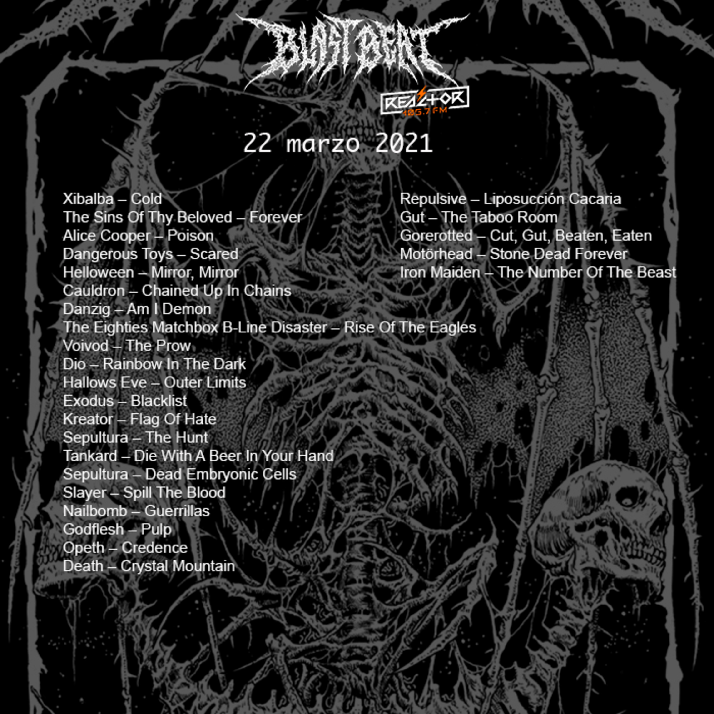 Portada de Blast Beat 105