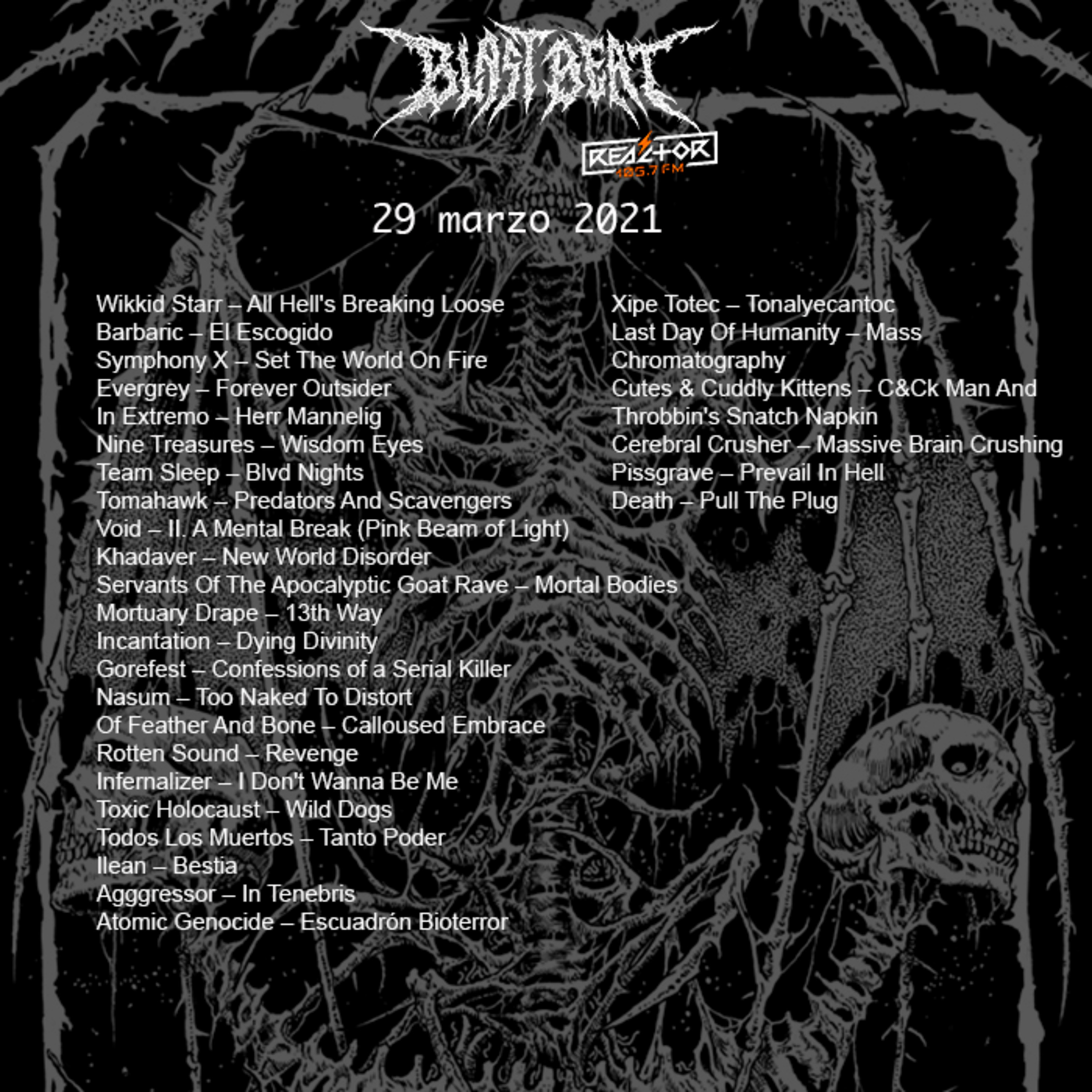 Portada de Blast Beat 105