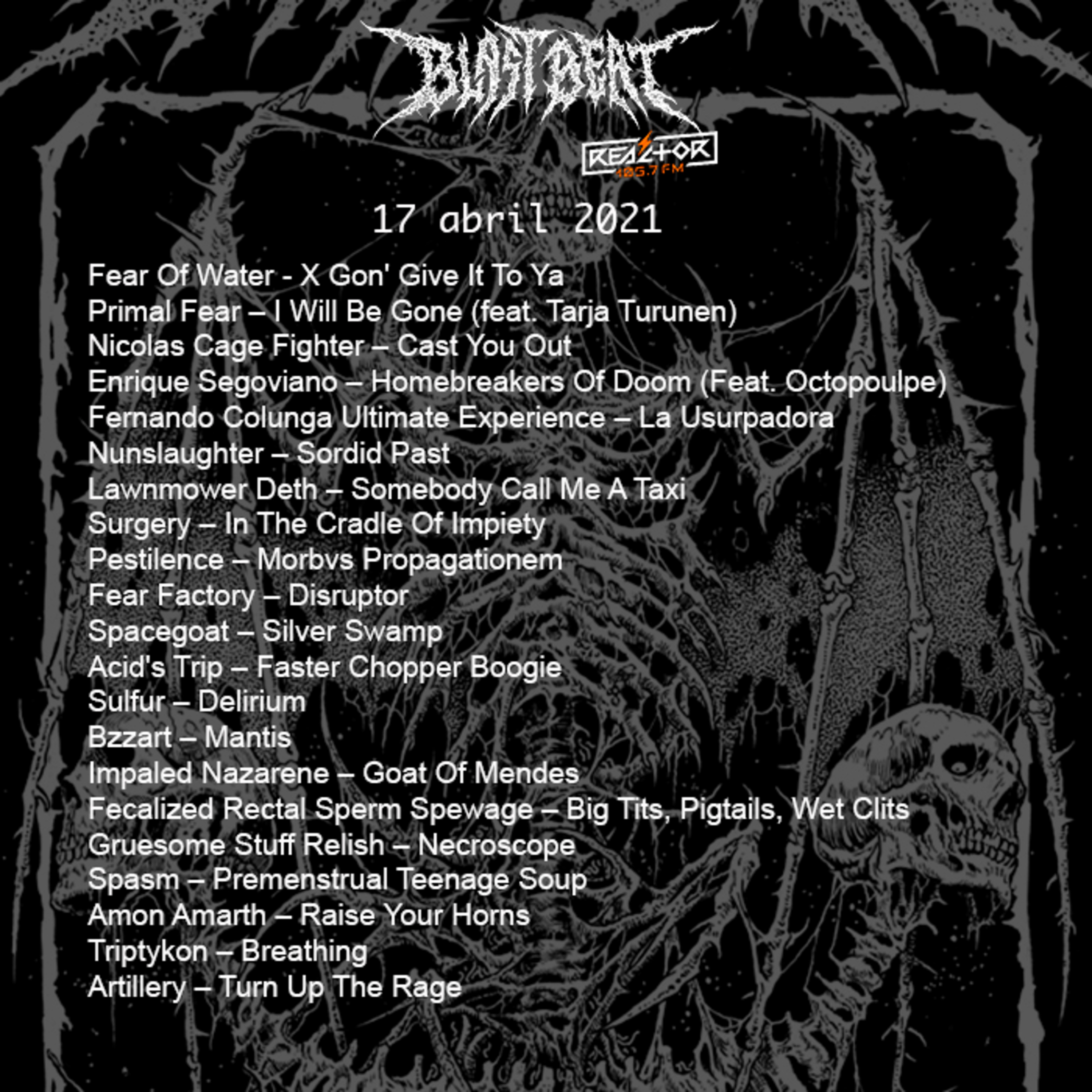 Portada de Blast Beat 105