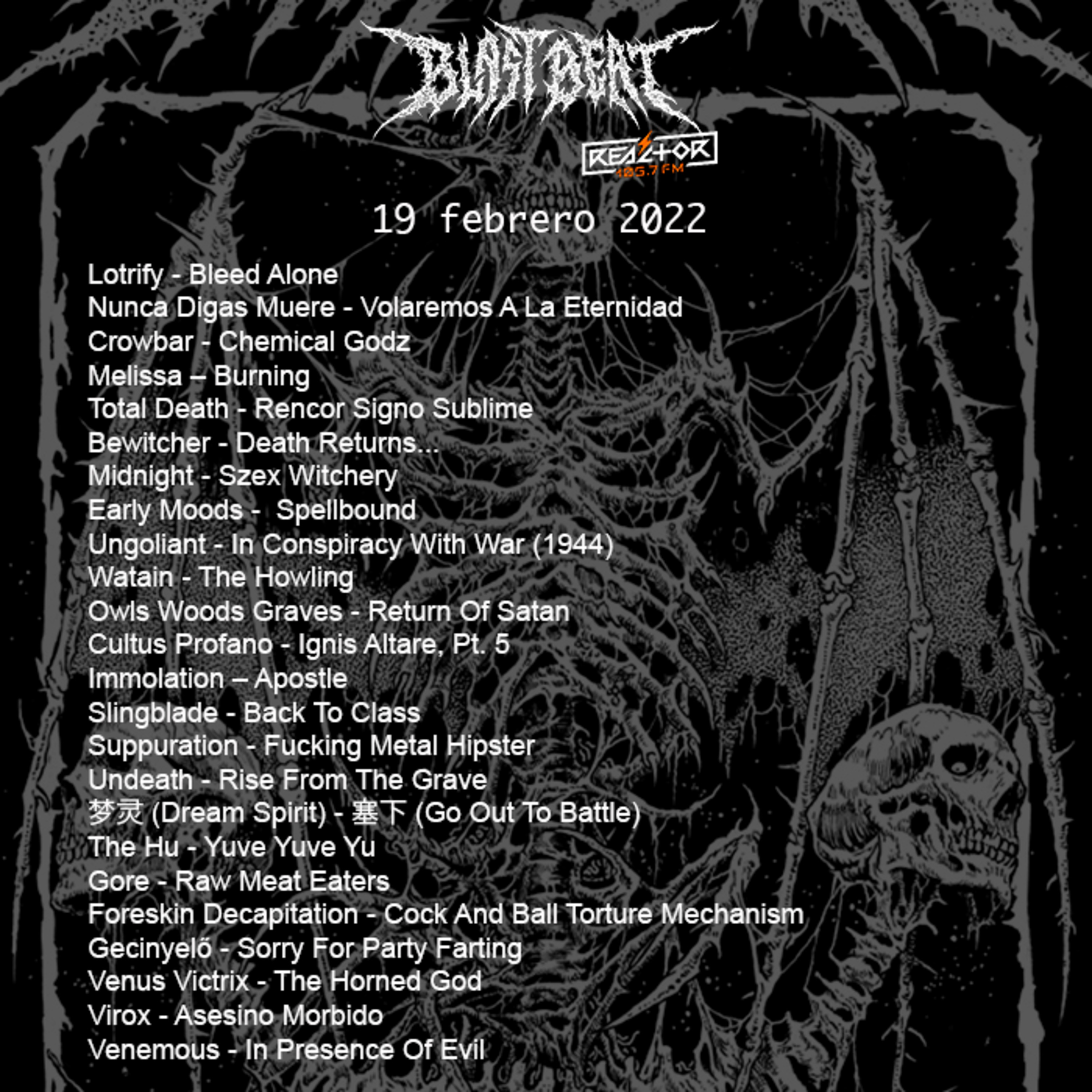 Portada de Blast Beat 105
