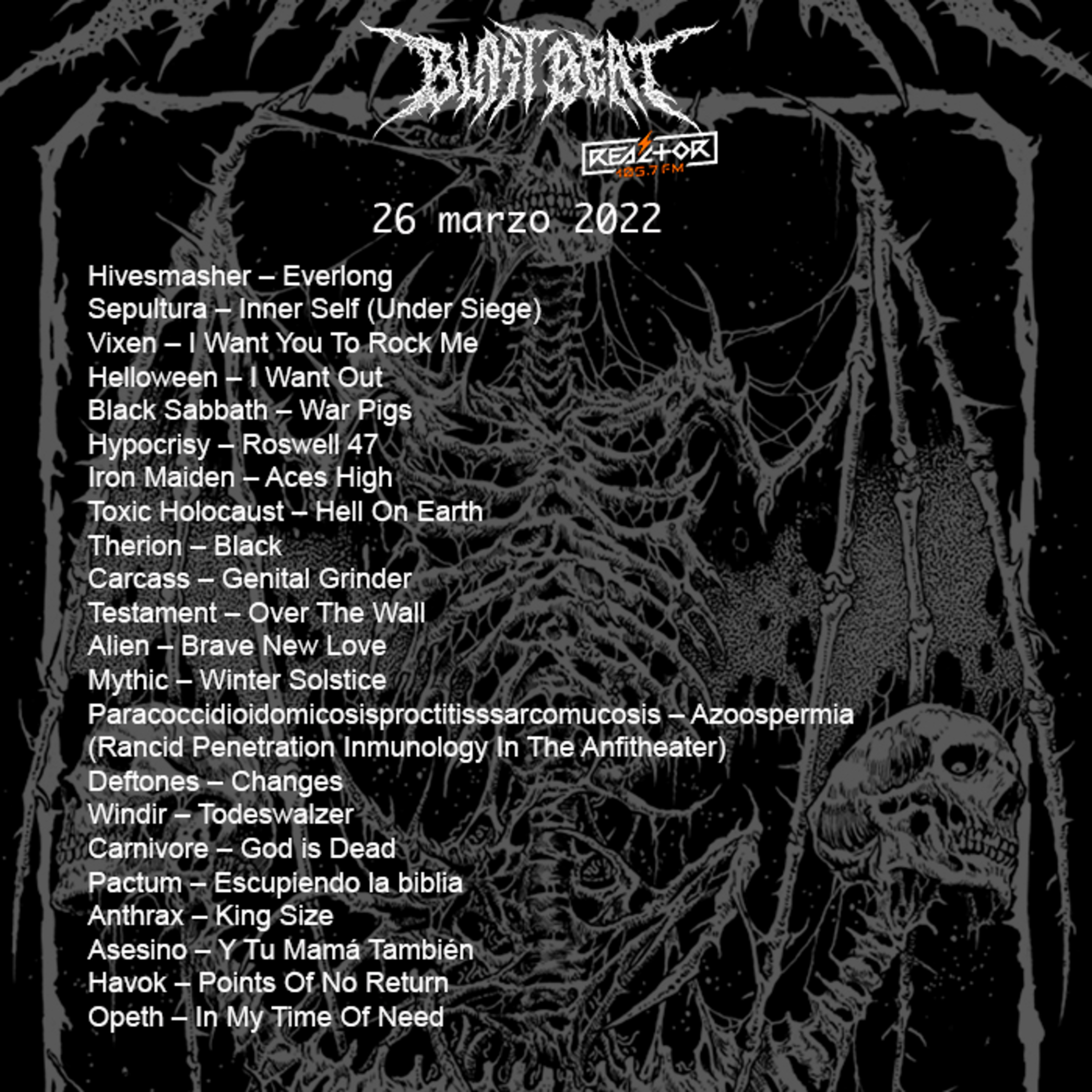 Portada de Blast Beat 105