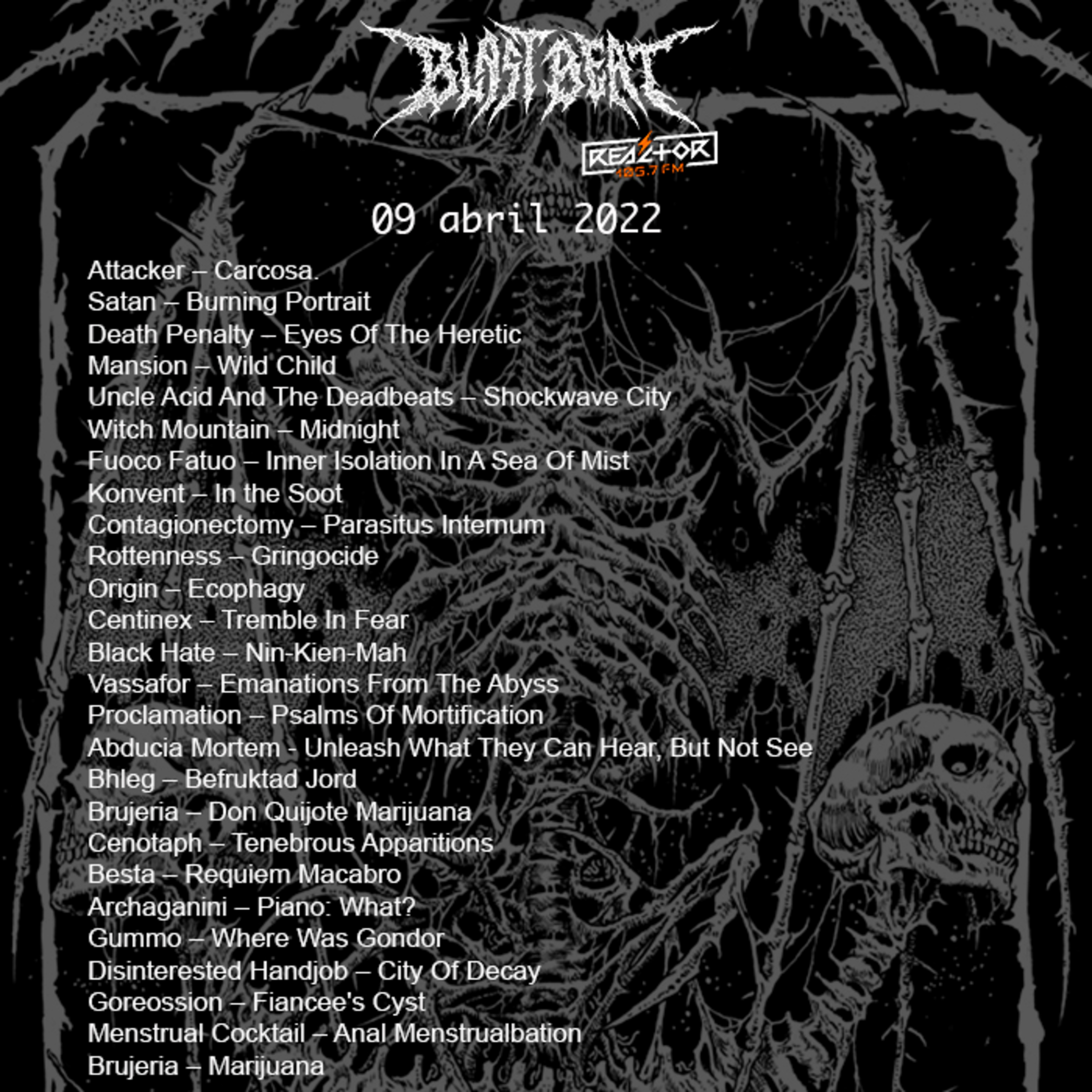 Portada de Blast Beat 105