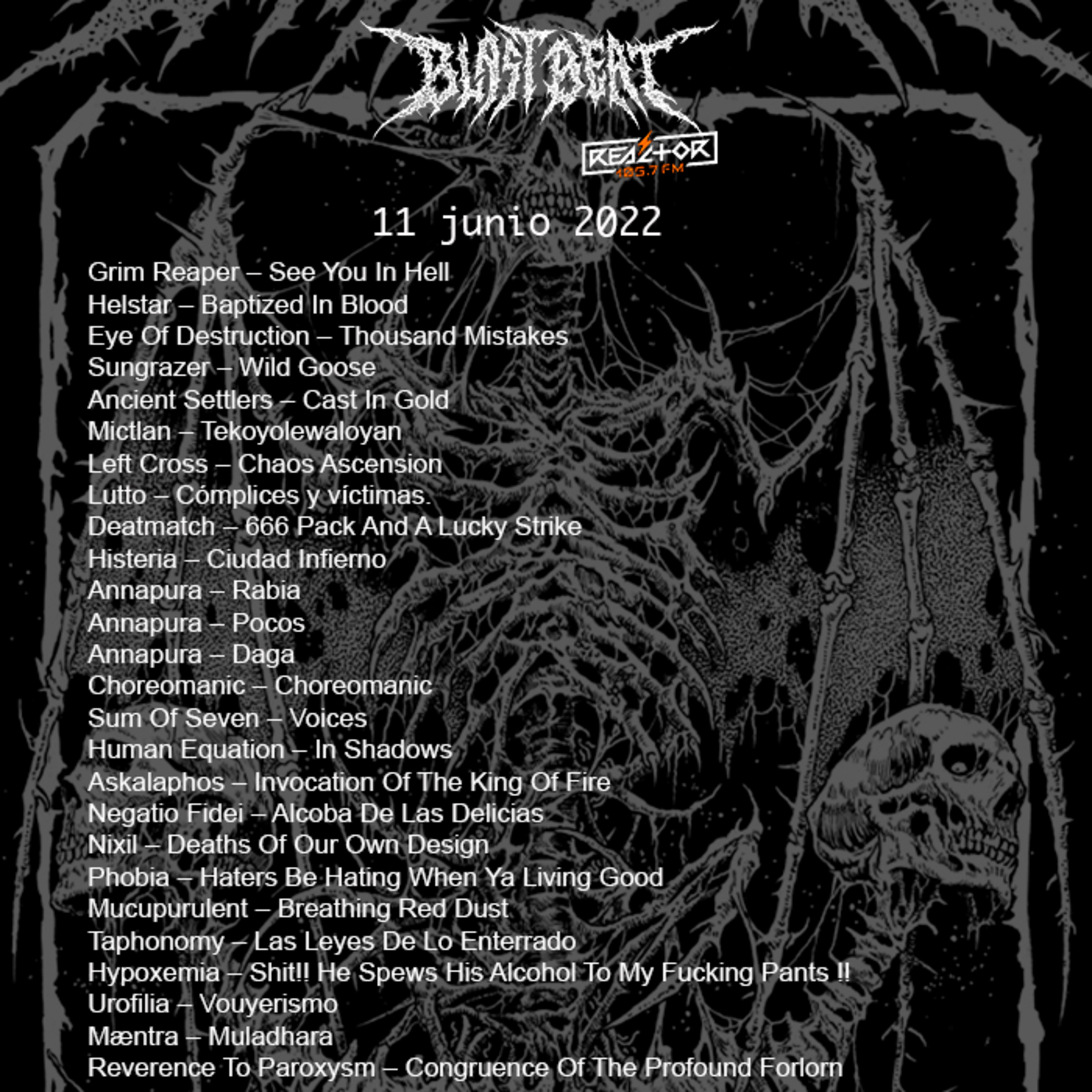 Portada de Blast Beat 105
