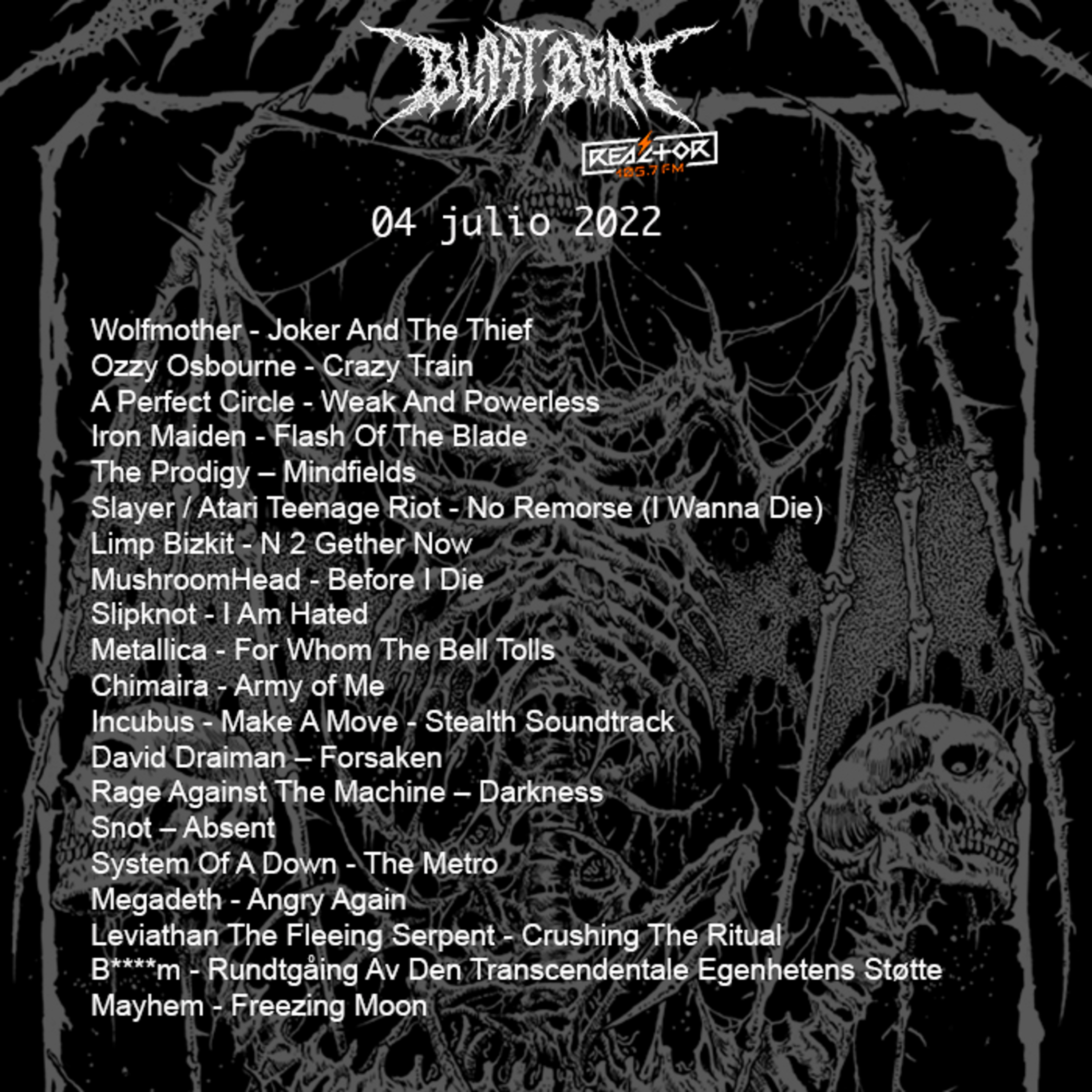 Portada de Blast Beat 105