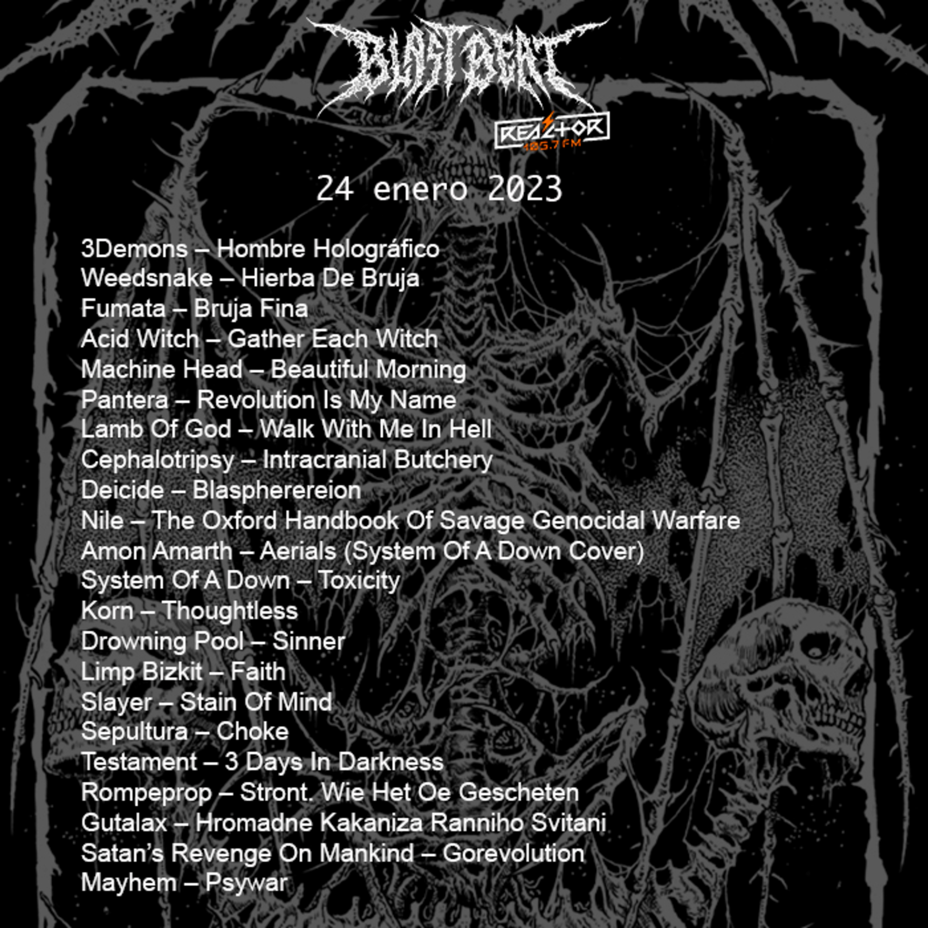 Portada de Blast Beat 105