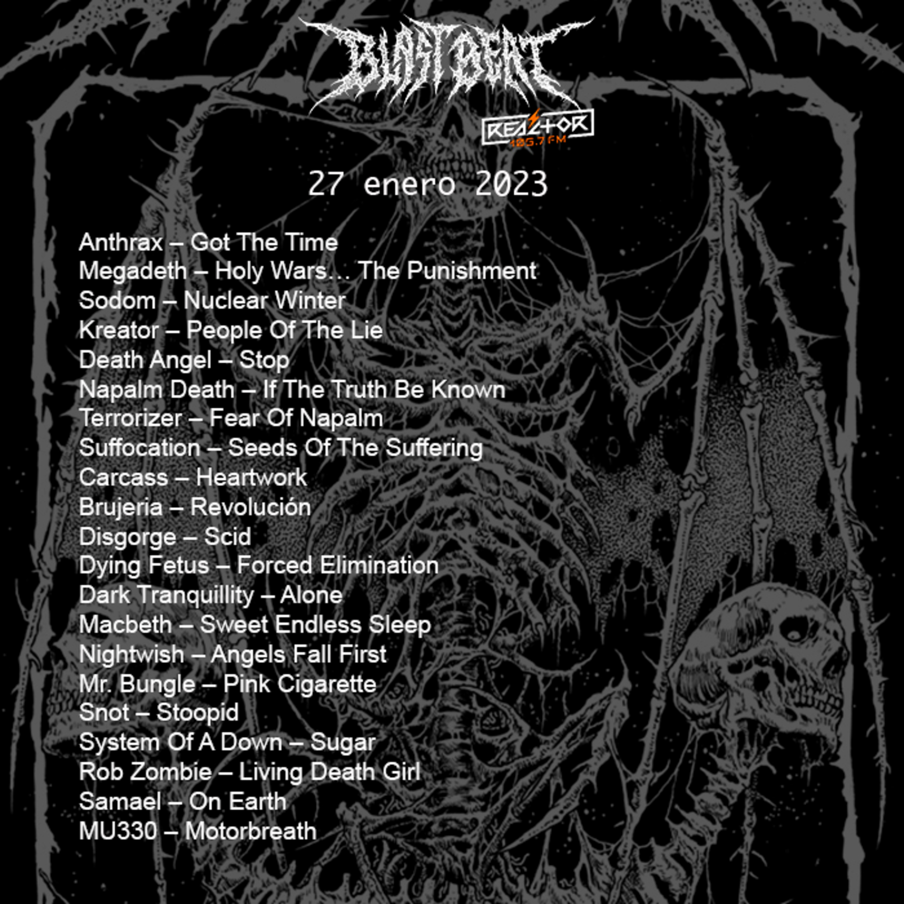 Portada de Blast Beat 105