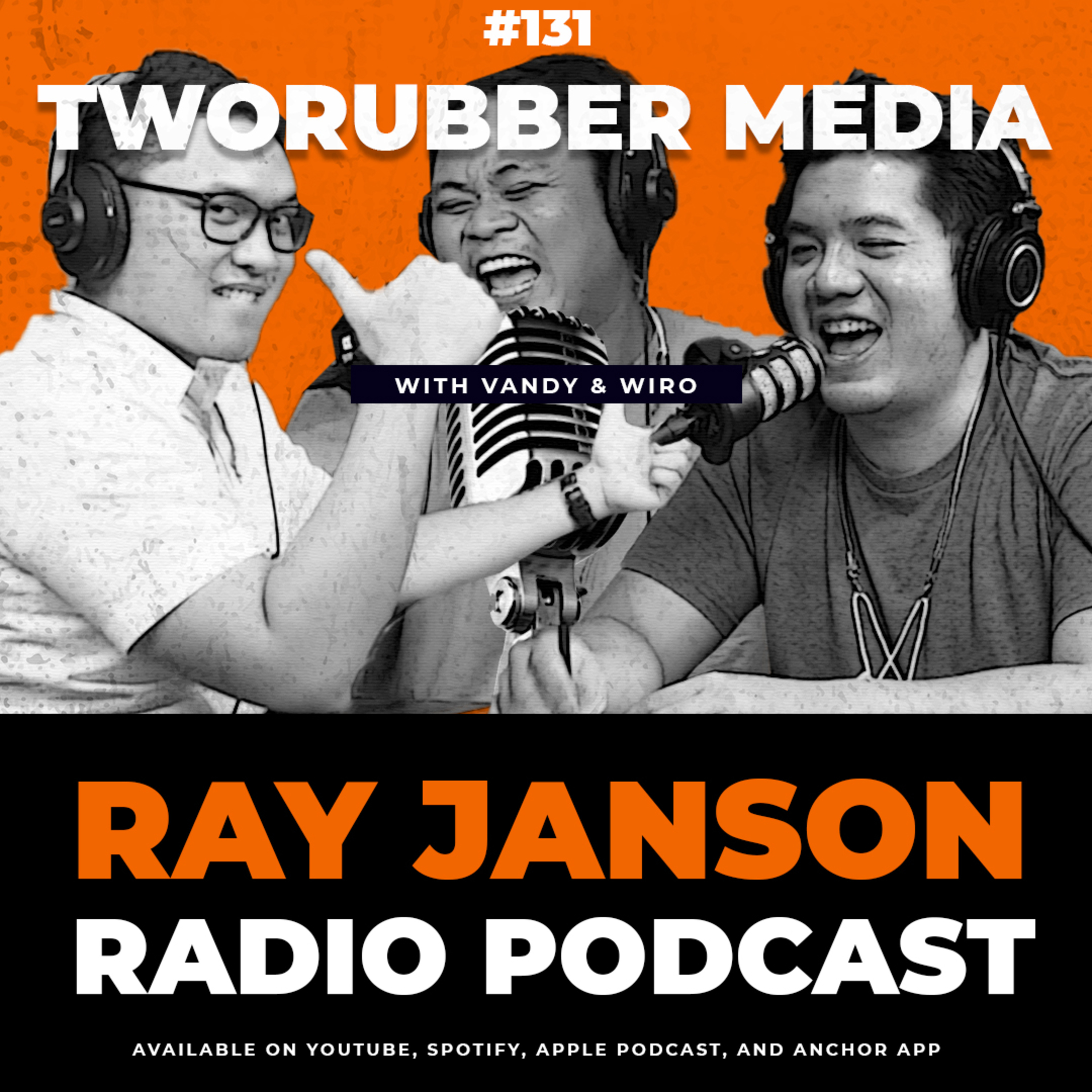 #131 TWORUBBER MEDIA | with VANDY & WIRO | Ray Janson Radio | CHEF PODCAST episode artwork