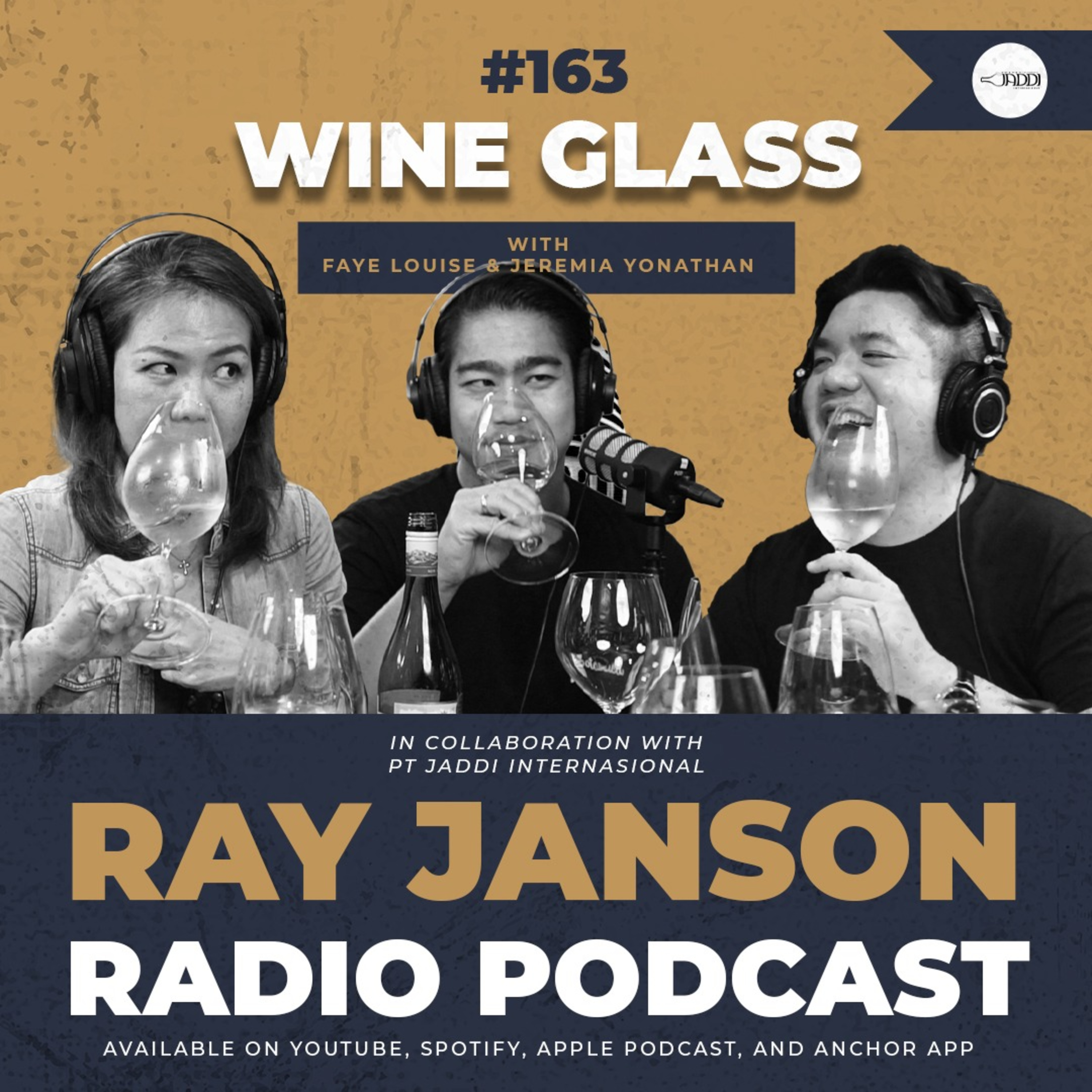 #163 WINE GLASS! ! | with Faye Louise & Jeremia Yonathan | FnB Podcast | Ray Janson Radio Podcast episode artwork