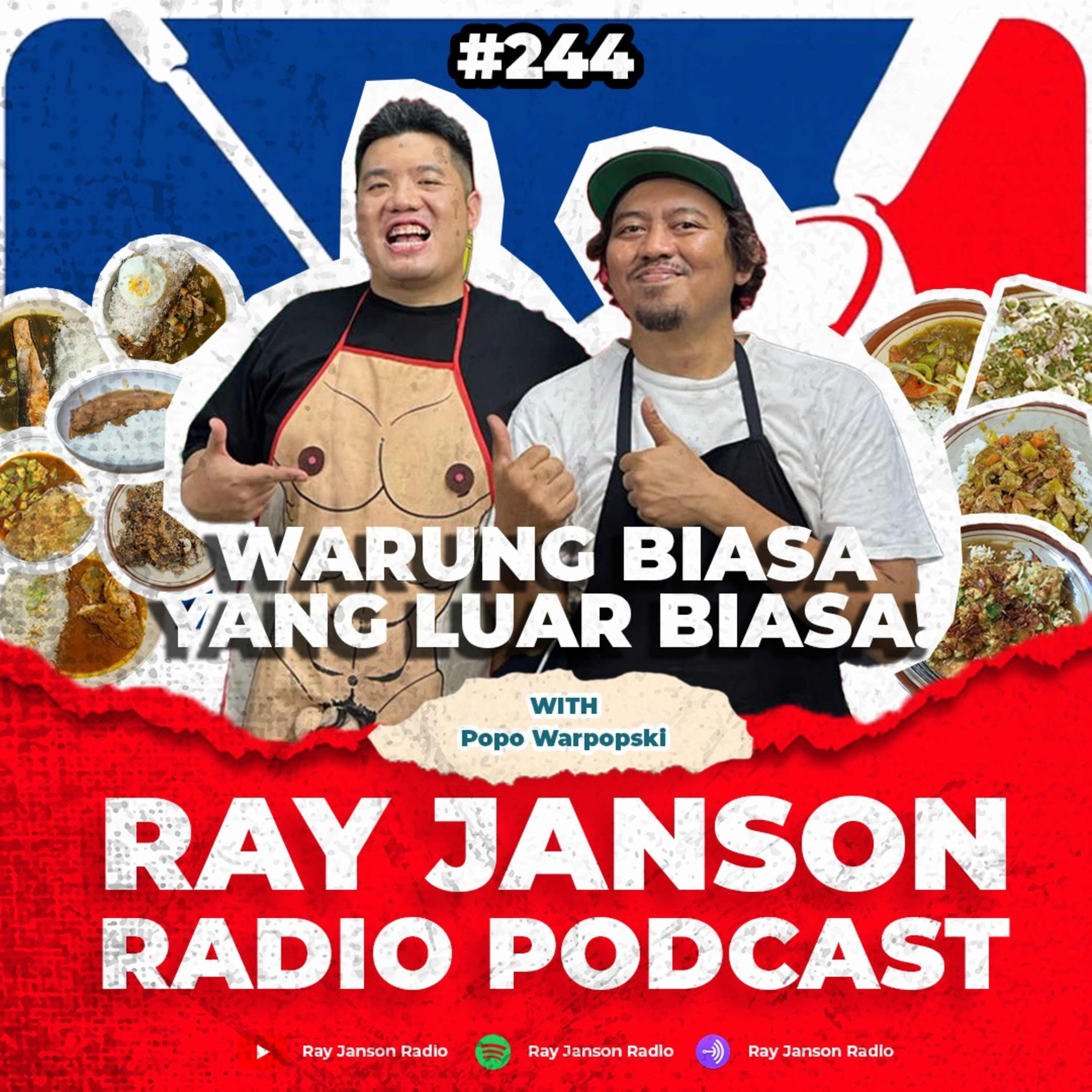 #244 WARUNG BIASA YANG LUAR BIASA ! | WITH POPO WARPOPSKI | FNB PODCAST episode artwork