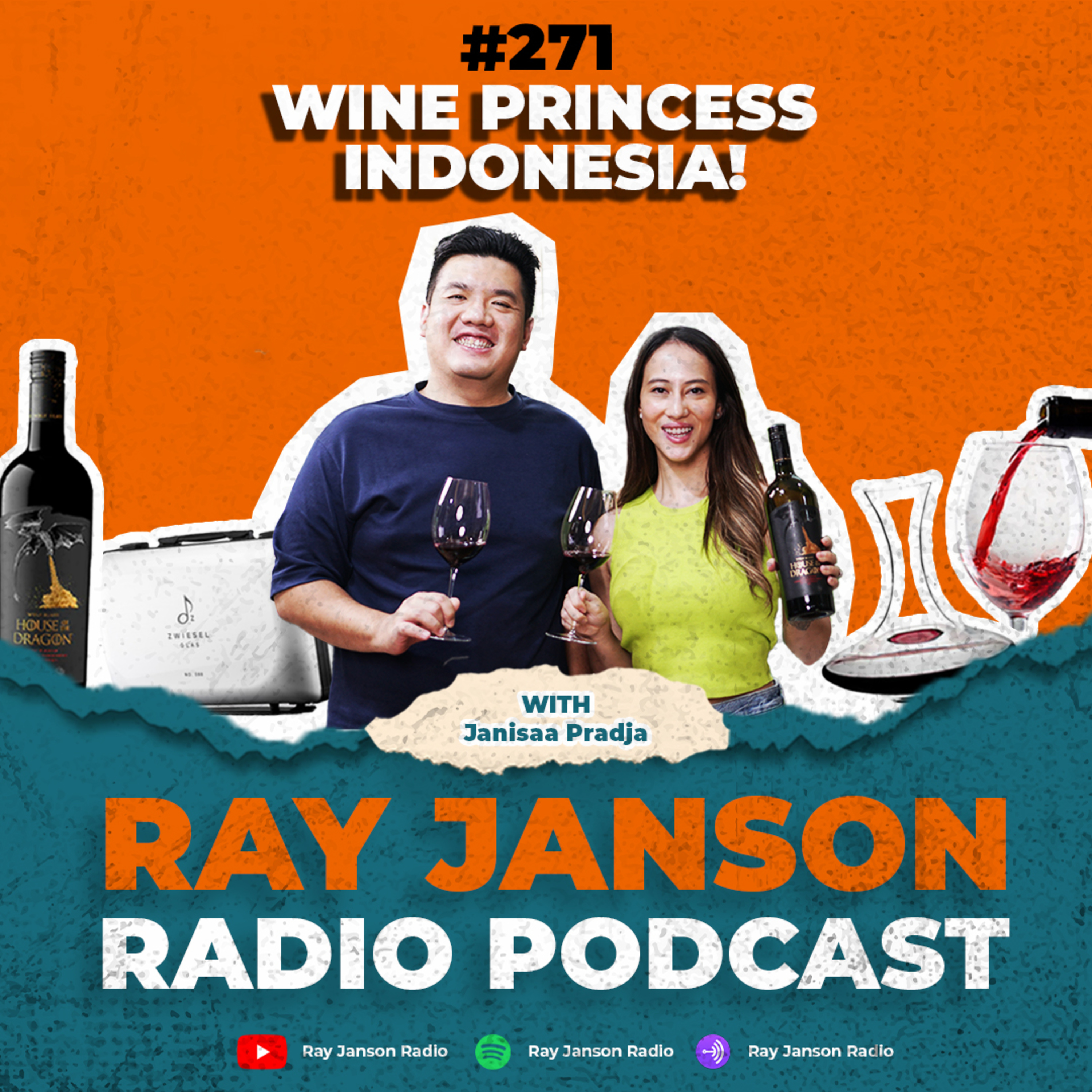 #271 WINE PRINCESS INDONESIA | WITH JANISAA PRADJA episode artwork