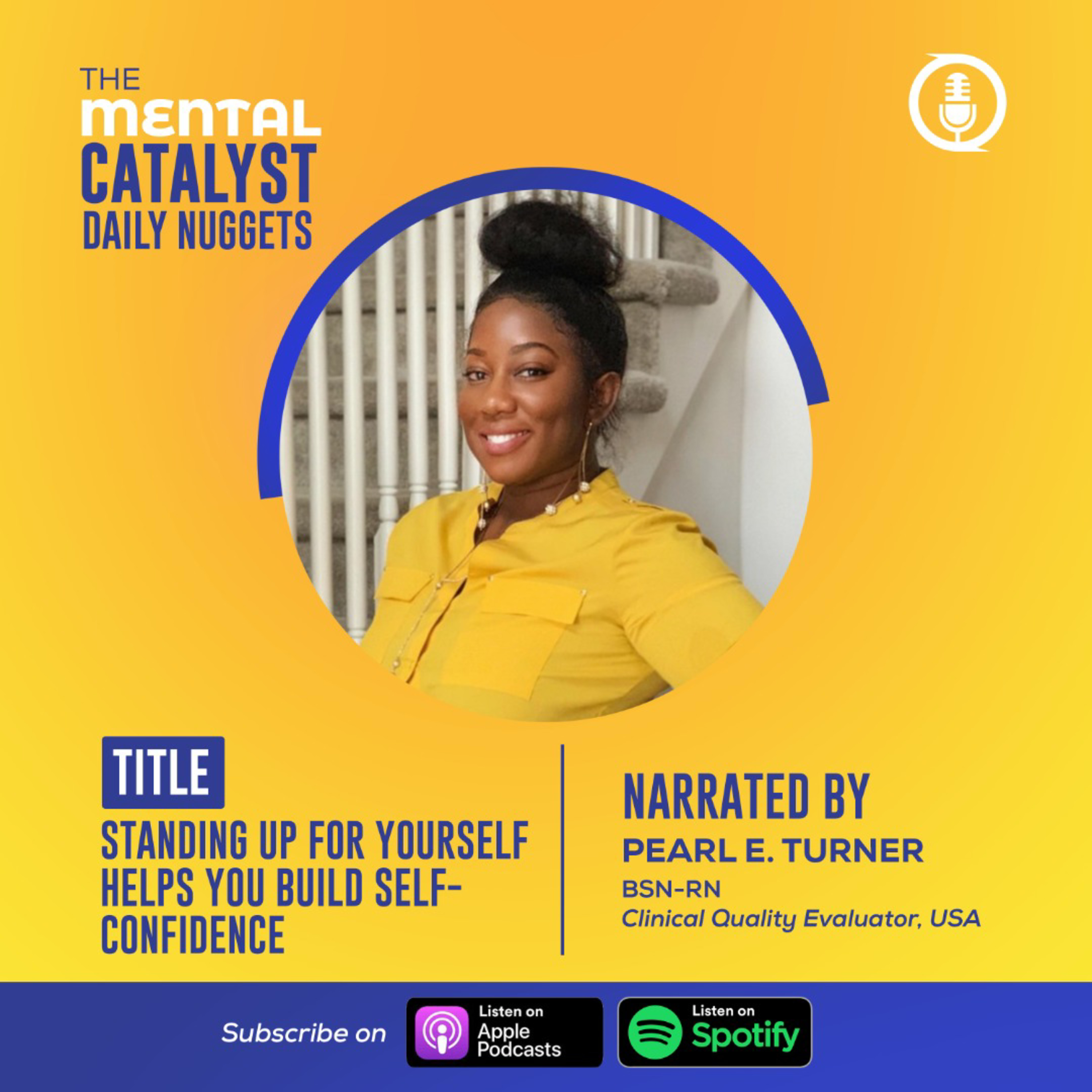 TMC Daily Nugget: Standing up for yourself helps you build self-confidence. episode artwork