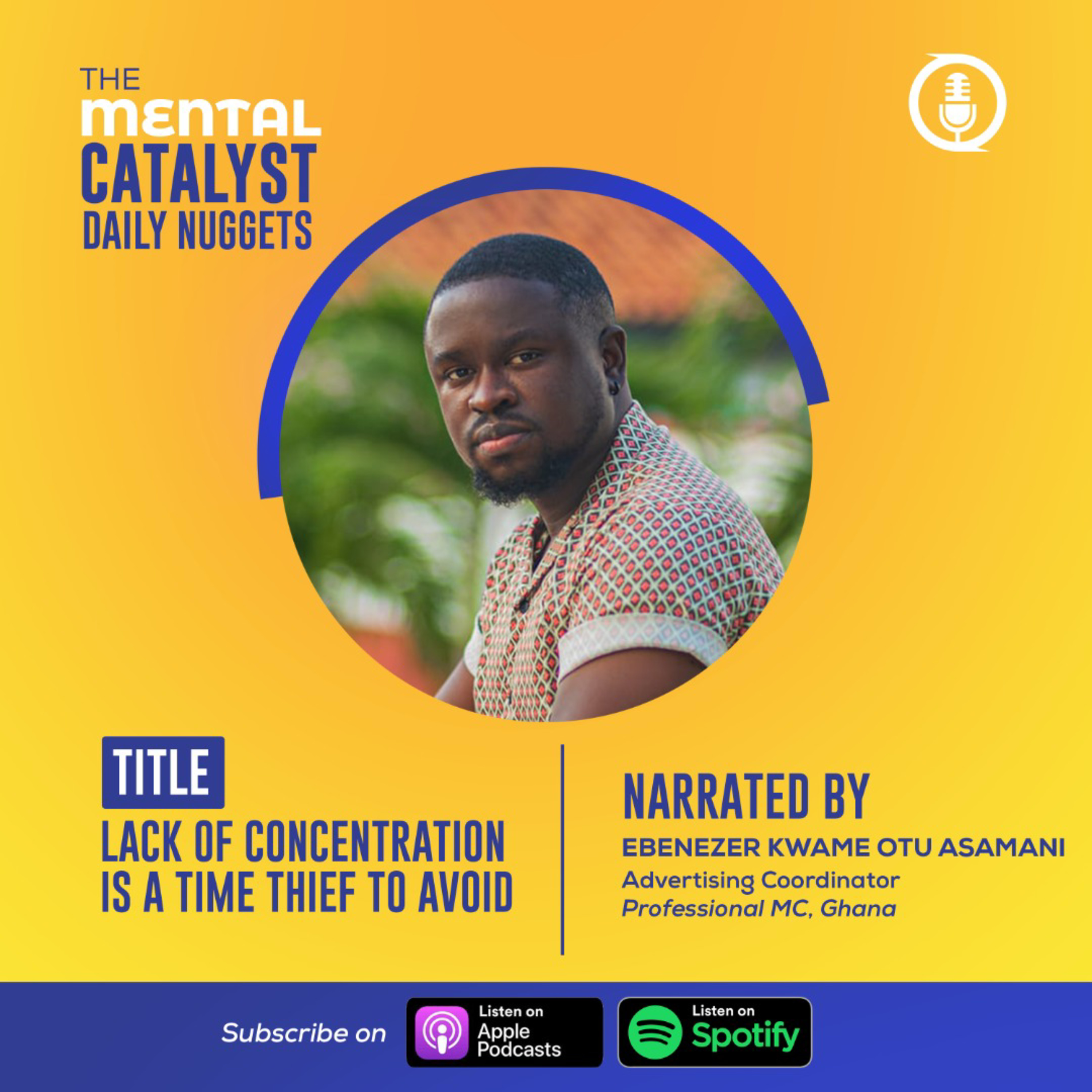 TMC Daily Nugget: Lack of concentration is a time thief to avoid episode artwork
